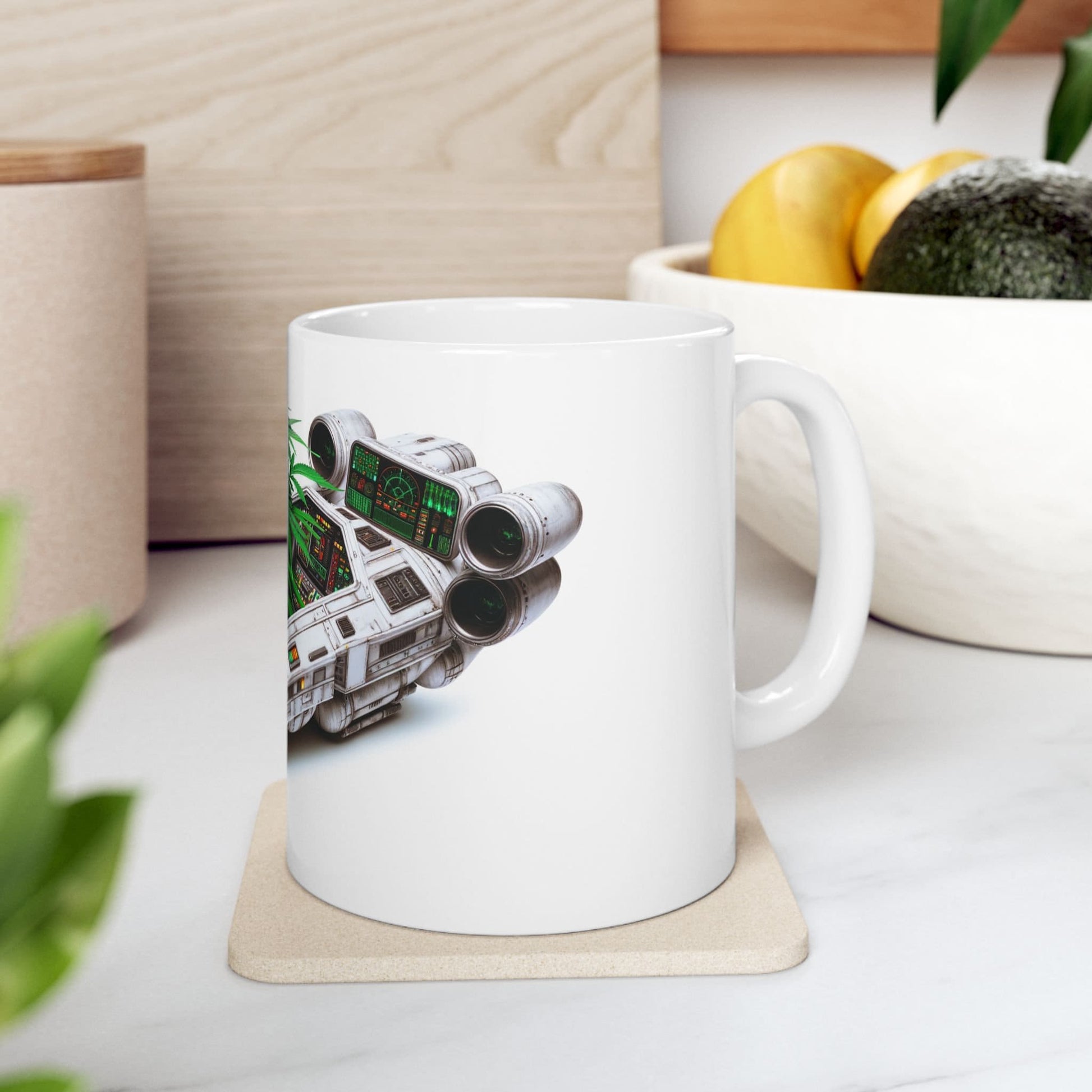 WEED SPACESHIP - Cannabis Coffee Mug (11oz)