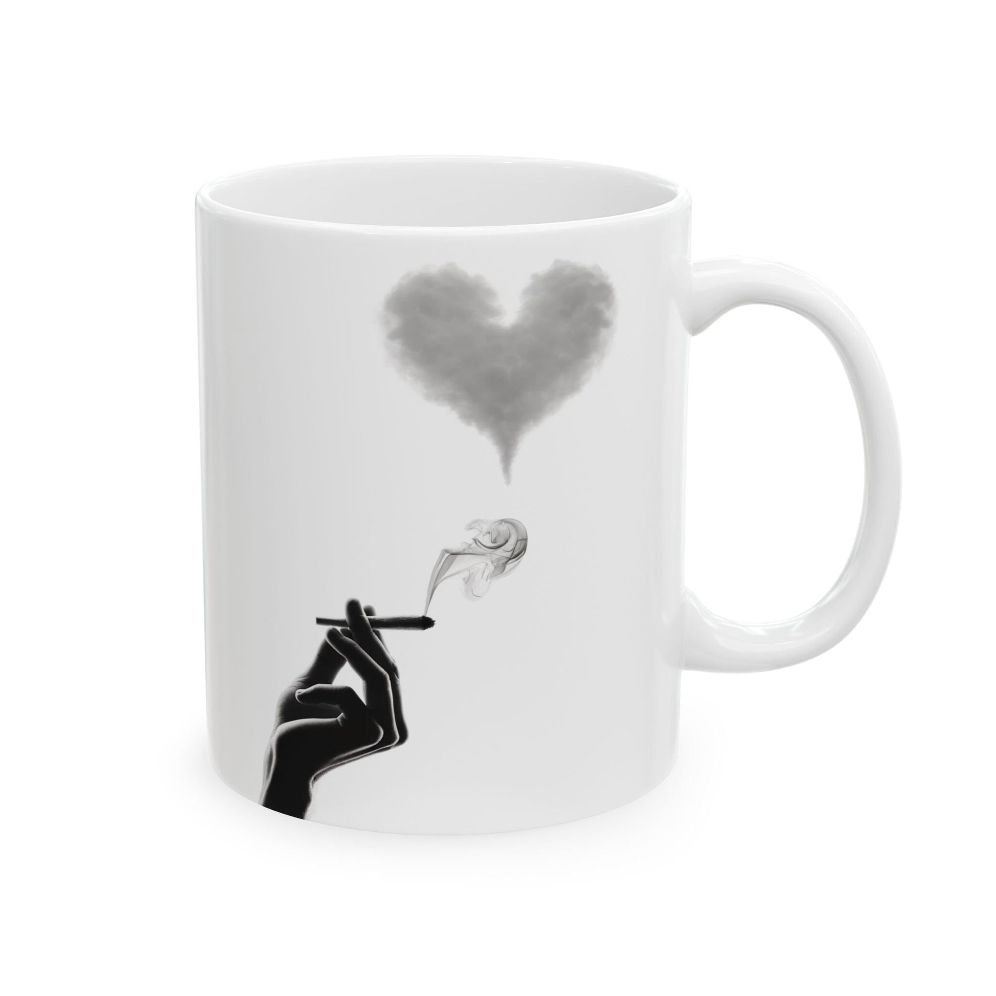 420 SMOKE HEART - Cannabis Coffee Mug (11oz)