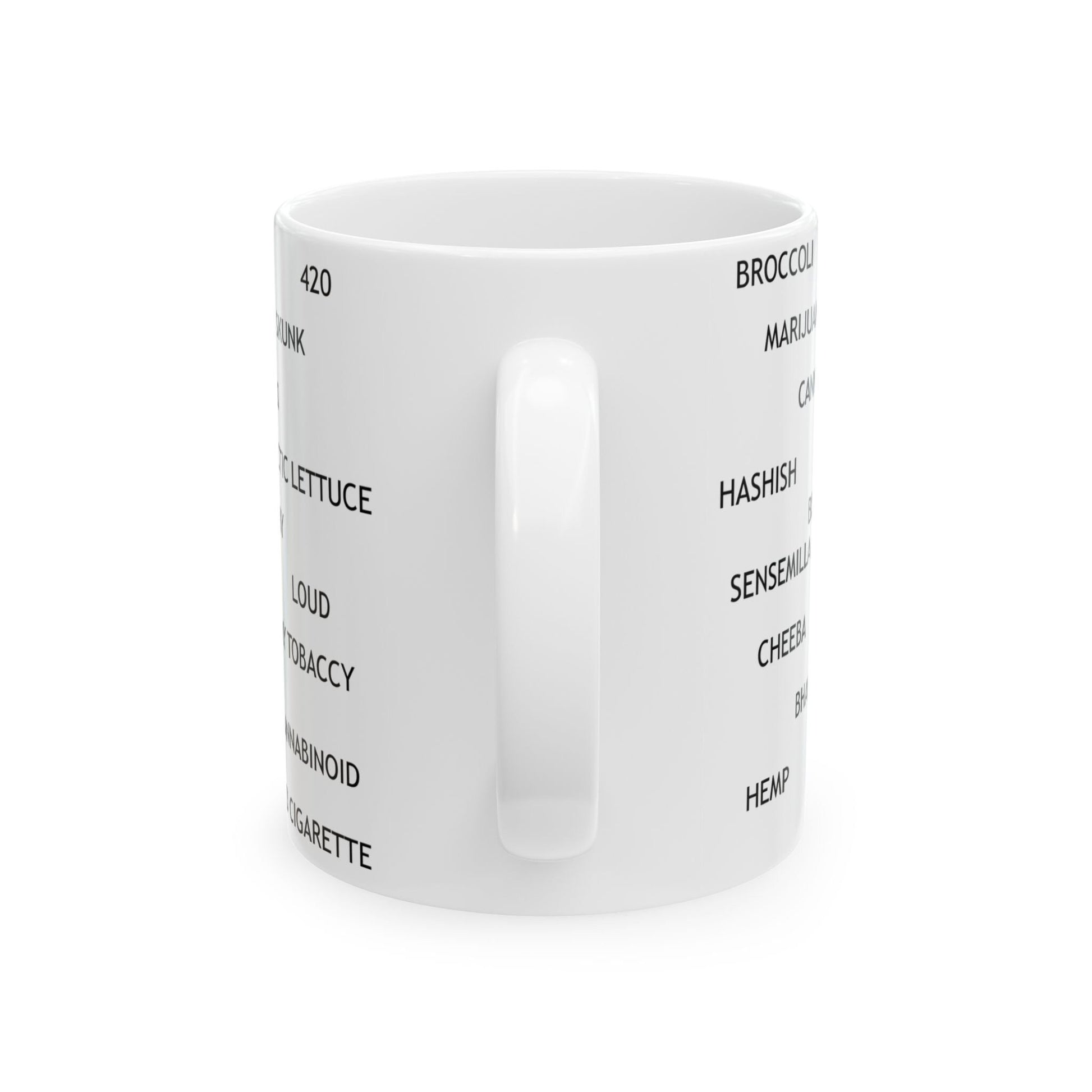 WEED WORDS MUG - Cannabis Coffee Mug (11oz)
