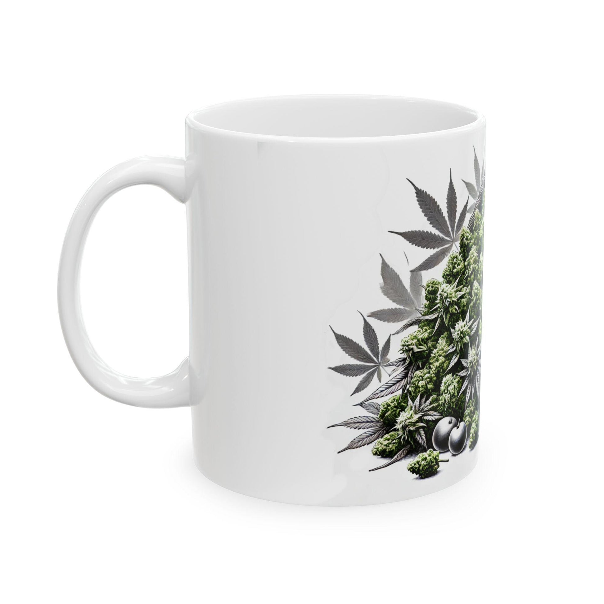 420 CORNUCOPIA - Weed Coffee Mug (11oz) - Thanksgiving Gift for Weed Smokers, Stoners, Growers; Wake & Bake / 420 Mug, Weed / Marijuana Gift