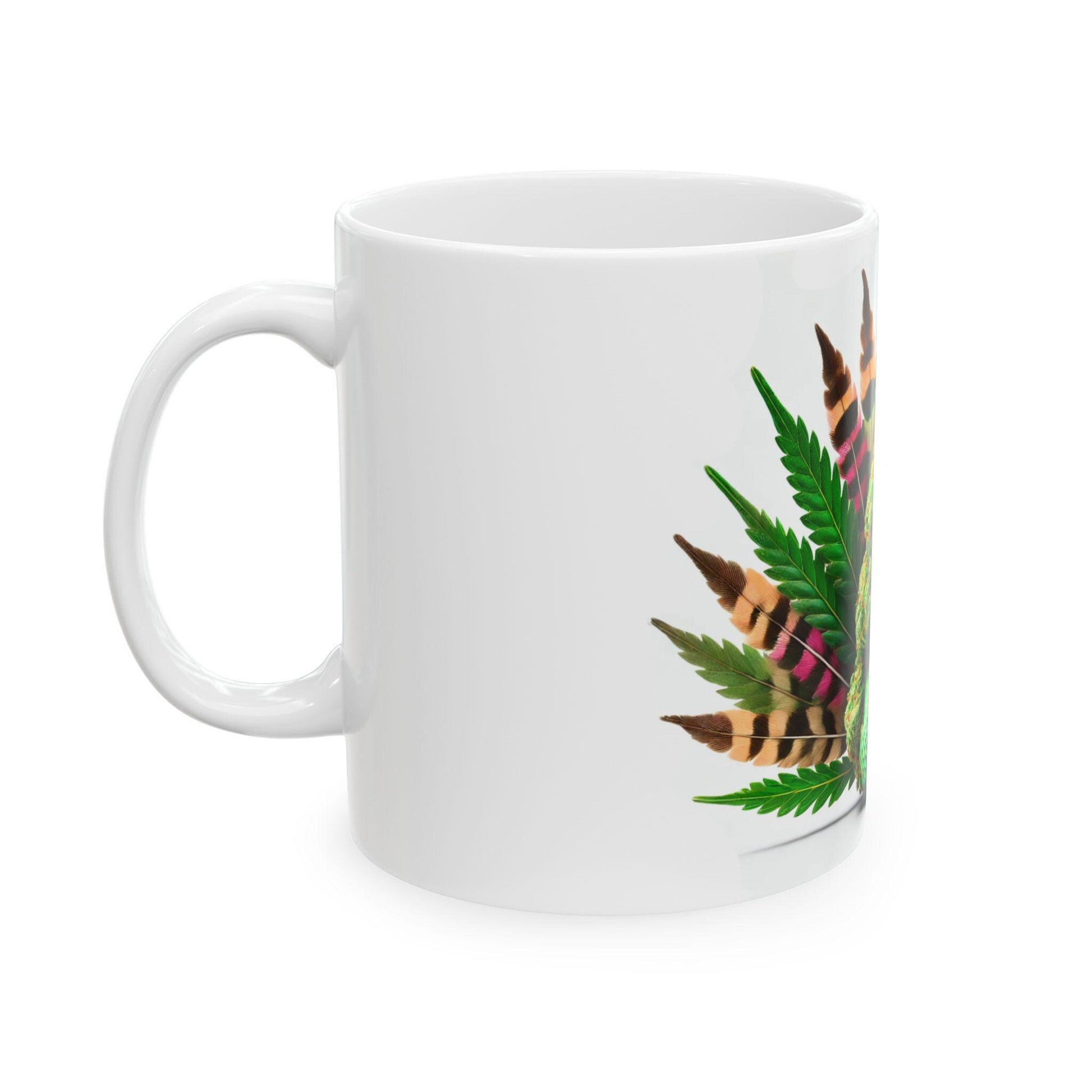 420 TURKEY - Weed Coffee Mug (11oz) - Thanksgiving Gift for Weed Smokers, Stoners, Growers; Wake & Bake / 420 Mug, Weed / Marijuana Gift