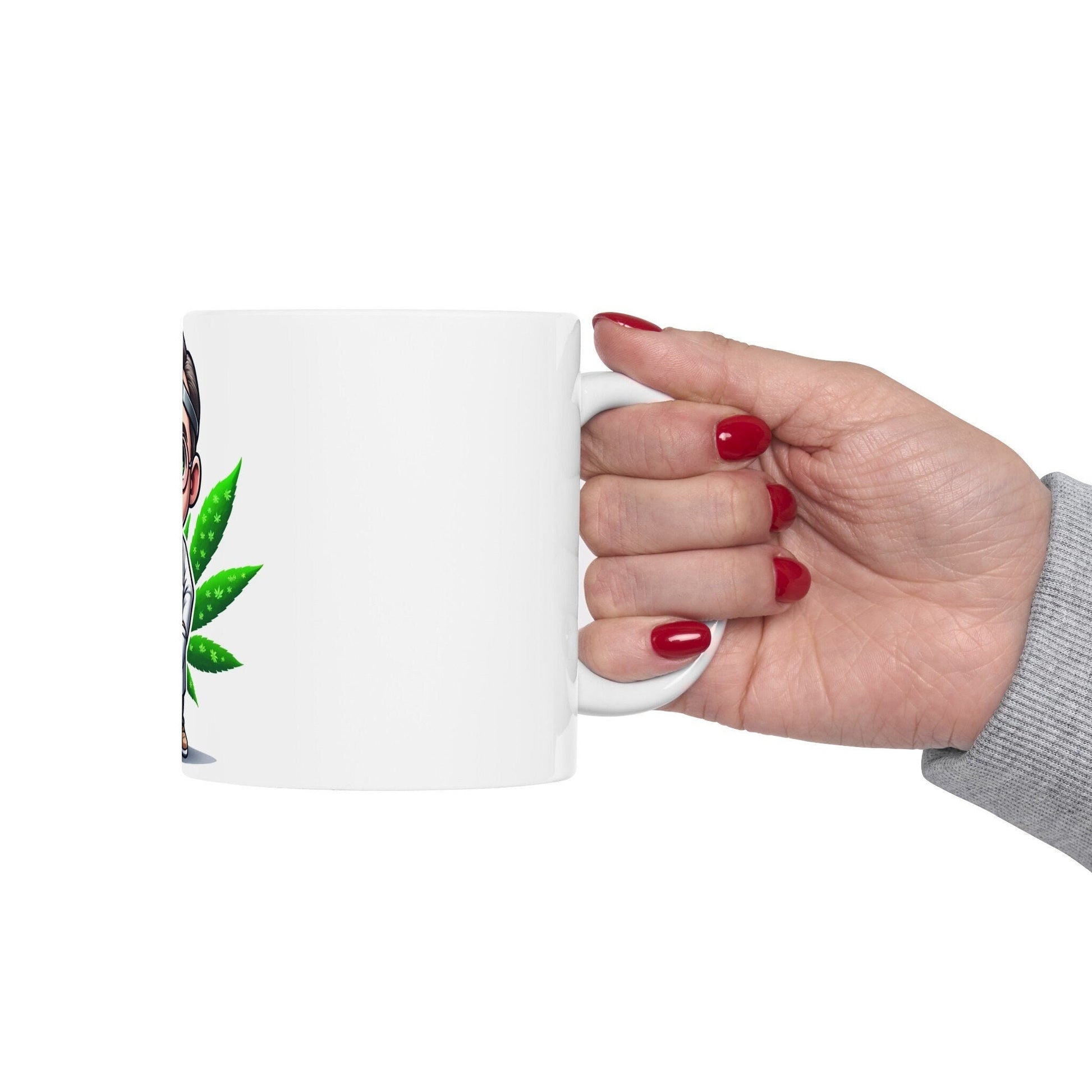 WEED DOCTOR - Weed Coffee Mug (11oz) - Perfect Weed Gift for Weed Smokers, Stoners, Growers; Wake & Bake / 420 Weed / Marijuana Gift