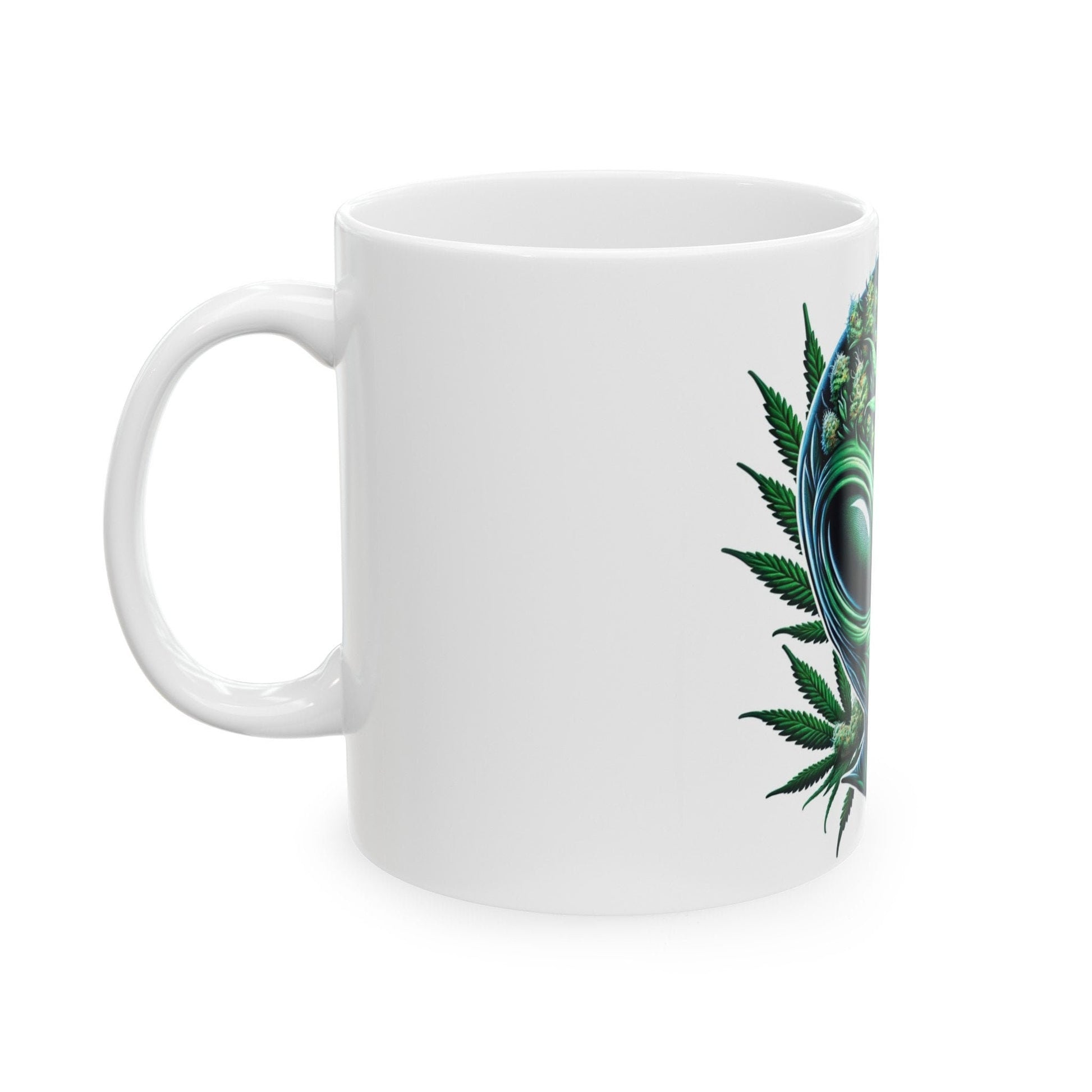 WEEDLIAN - Weed Coffee Mug (11oz) - Perfect Weed Gift for Weed Smokers, Stoners, Growers; Wake & Bake / 420 Weed Mug, Marijuana Gift