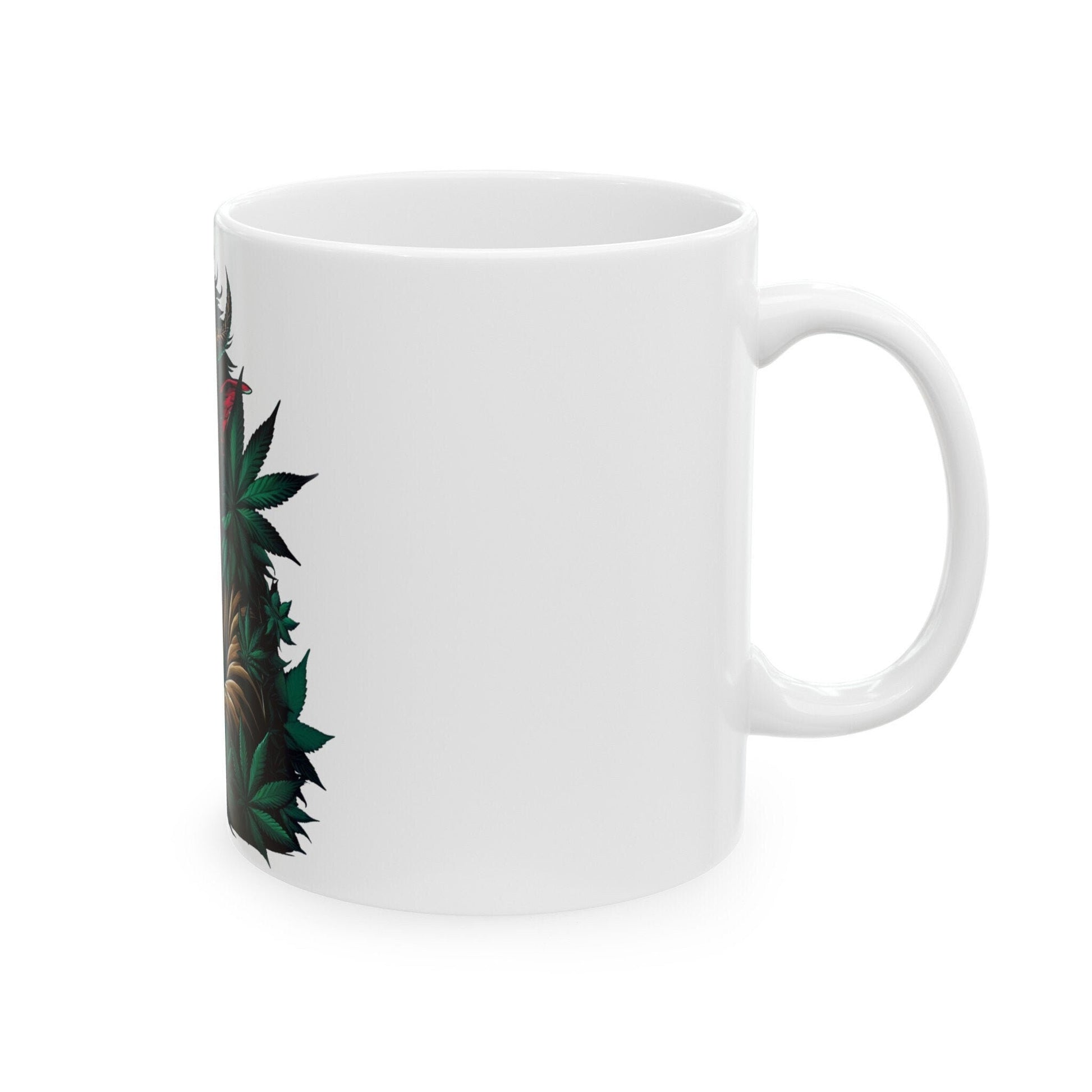 WEED DEVIL - Weed Coffee Mug (11oz)- Perfect Weed Gift for Weed Smokers, Stoners, Growers; Wake & Bake / 420 Weed Mug, Marijuana Gift