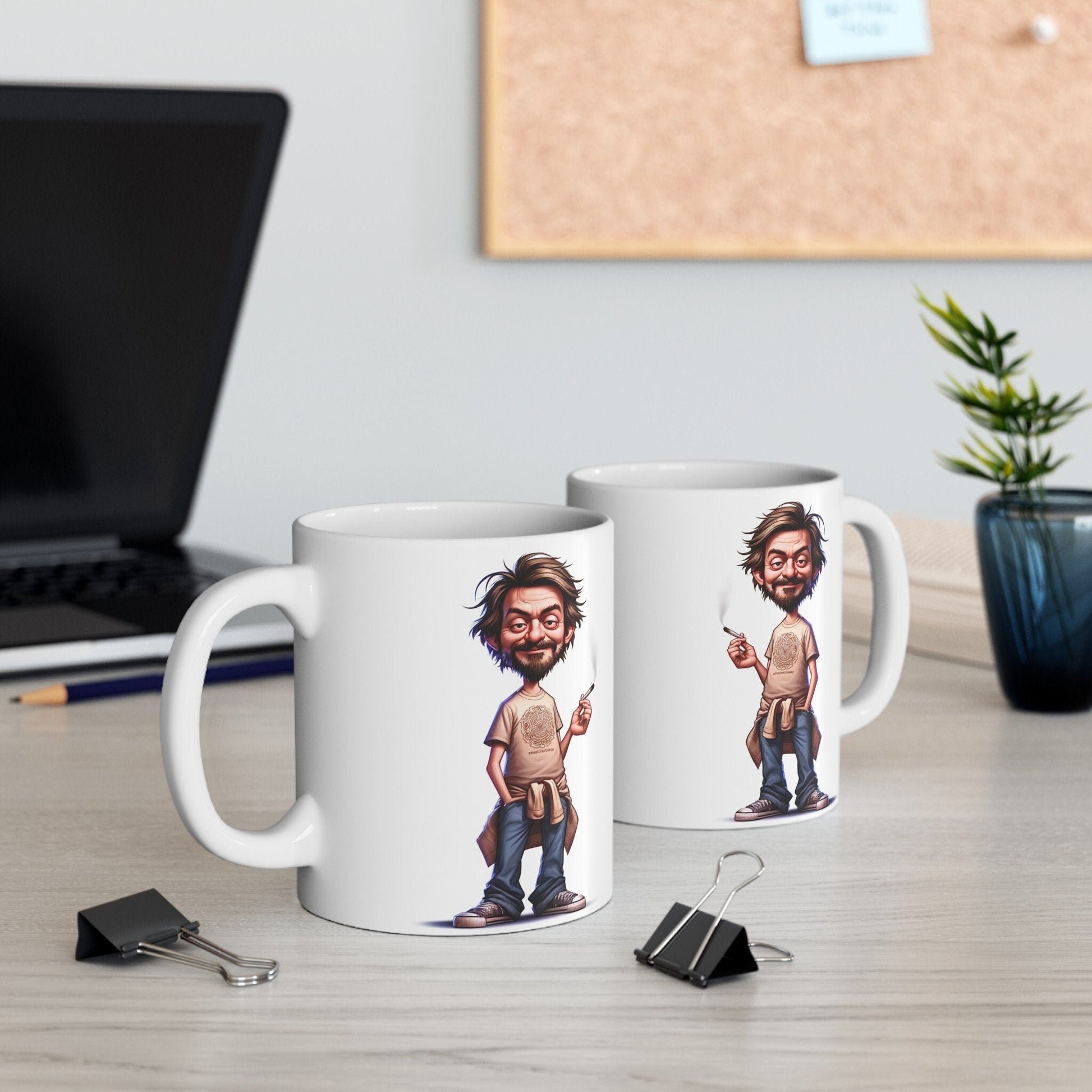STONER DAD - 420 Coffee Mug (11oz) Perfect Gift for Smokers/ Marijuana Gift; Wake and Bake Mug - Cannabis Cup / Stoner Mug - Father Gift