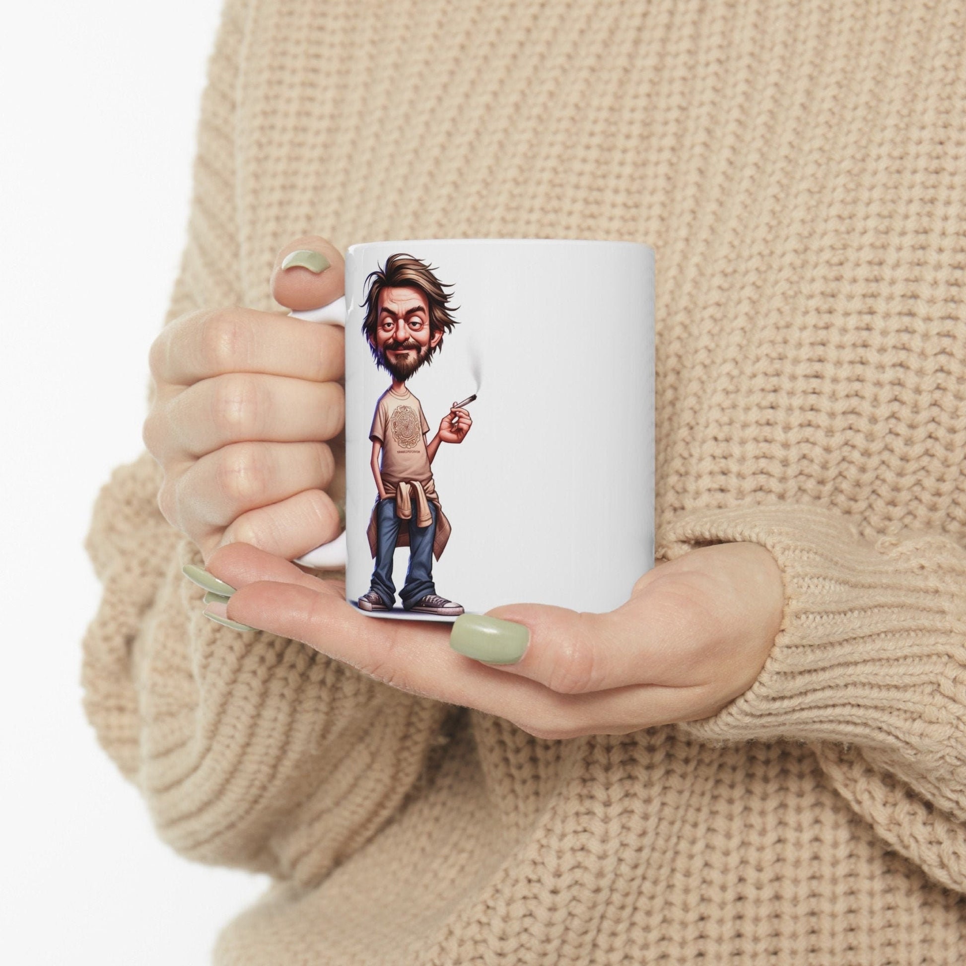 STONER DAD - 420 Coffee Mug (11oz) Perfect Gift for Smokers/ Marijuana Gift; Wake and Bake Mug - Cannabis Cup / Stoner Mug - Father Gift