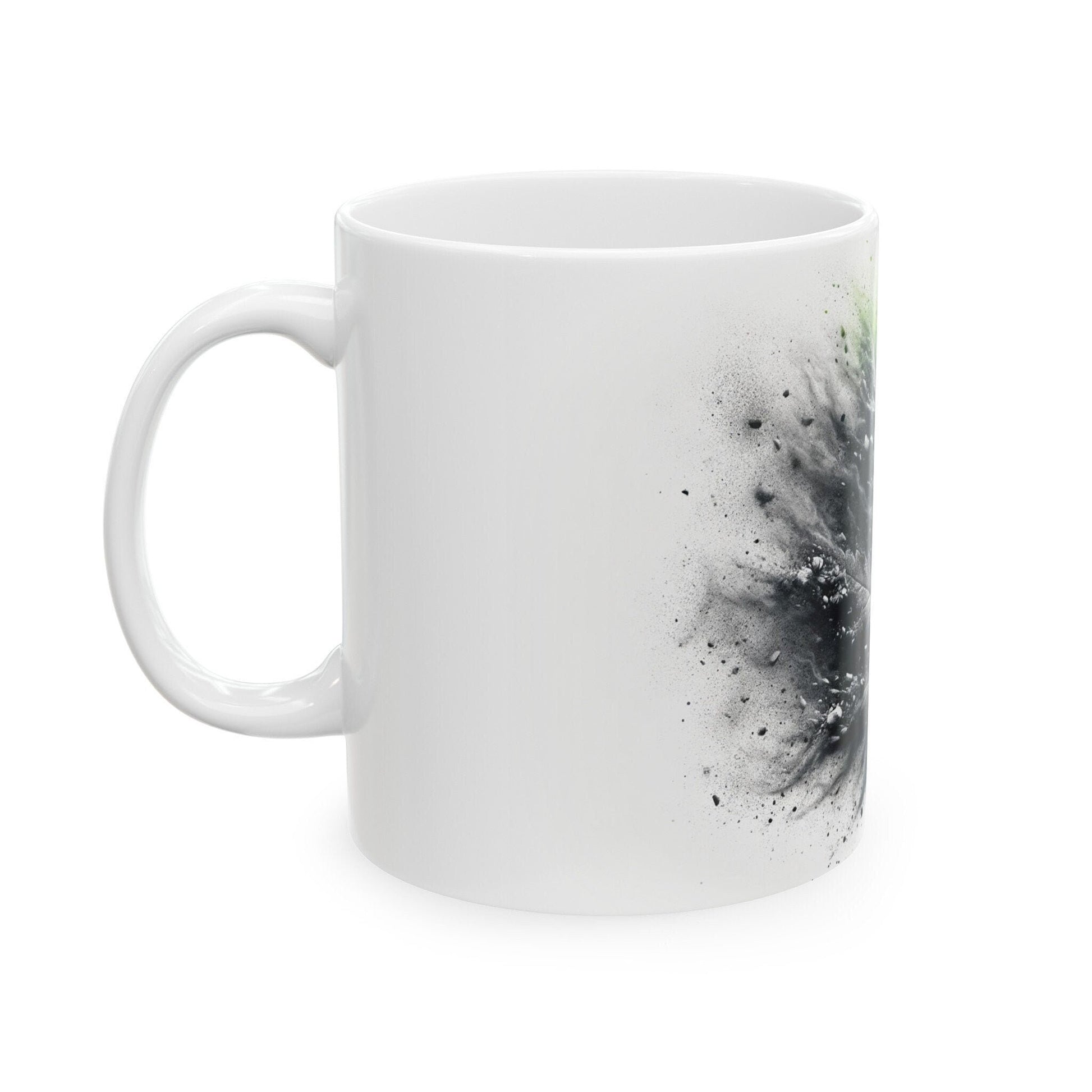 WEED LEAF to ASHES - Weed Coffee Mugs (11oz) Perfect Gift for Smokers/ Marijuana Gift; Wake and Bake Mug - Cannabis Cup / Stoner Mug