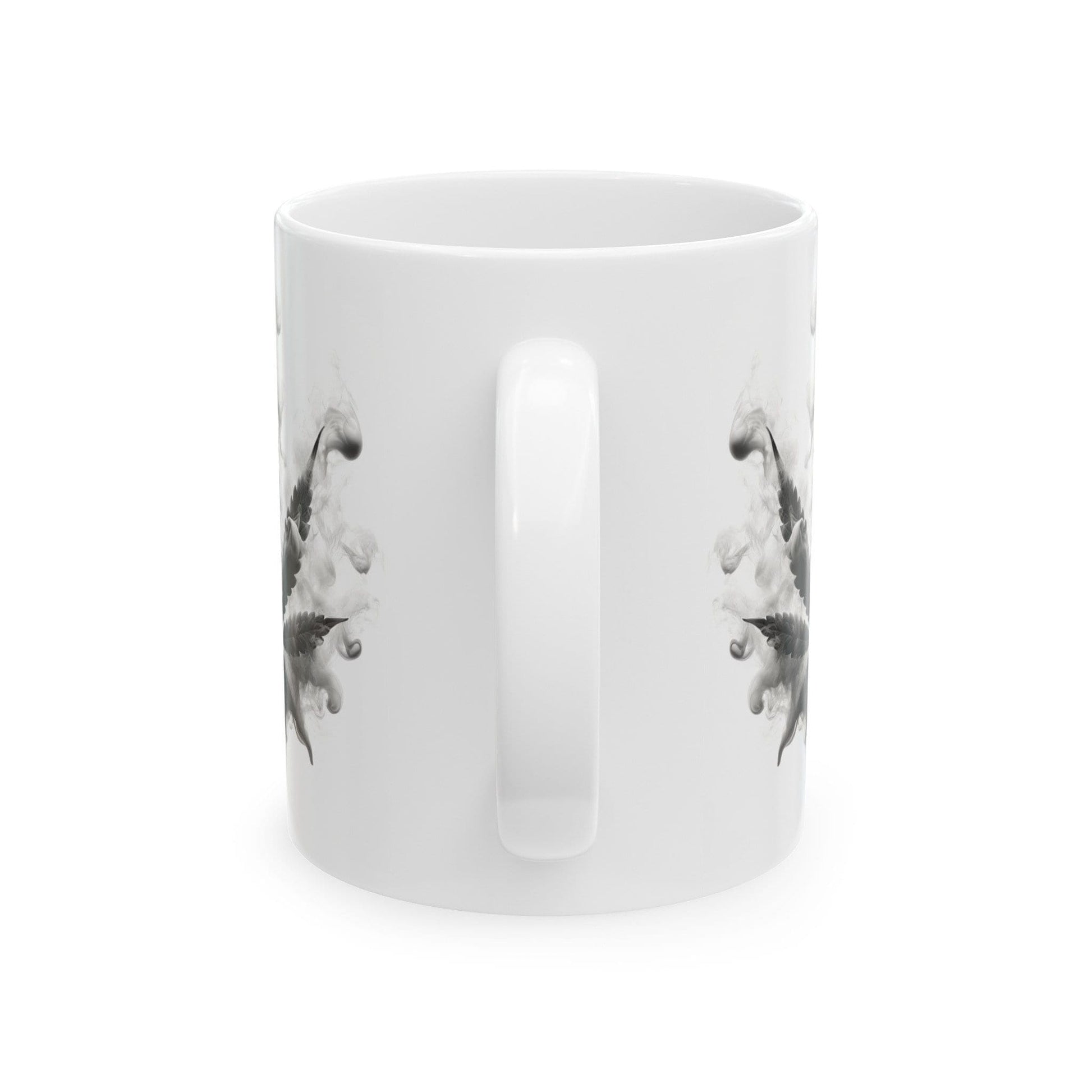 SMOKEY LEAF MUG - Weed Coffee Mugs (11oz) Perfect Gift for Smokers/ Marijuana Gift; Wake and Bake Mug - Cannabis Cup / Stoner Mug