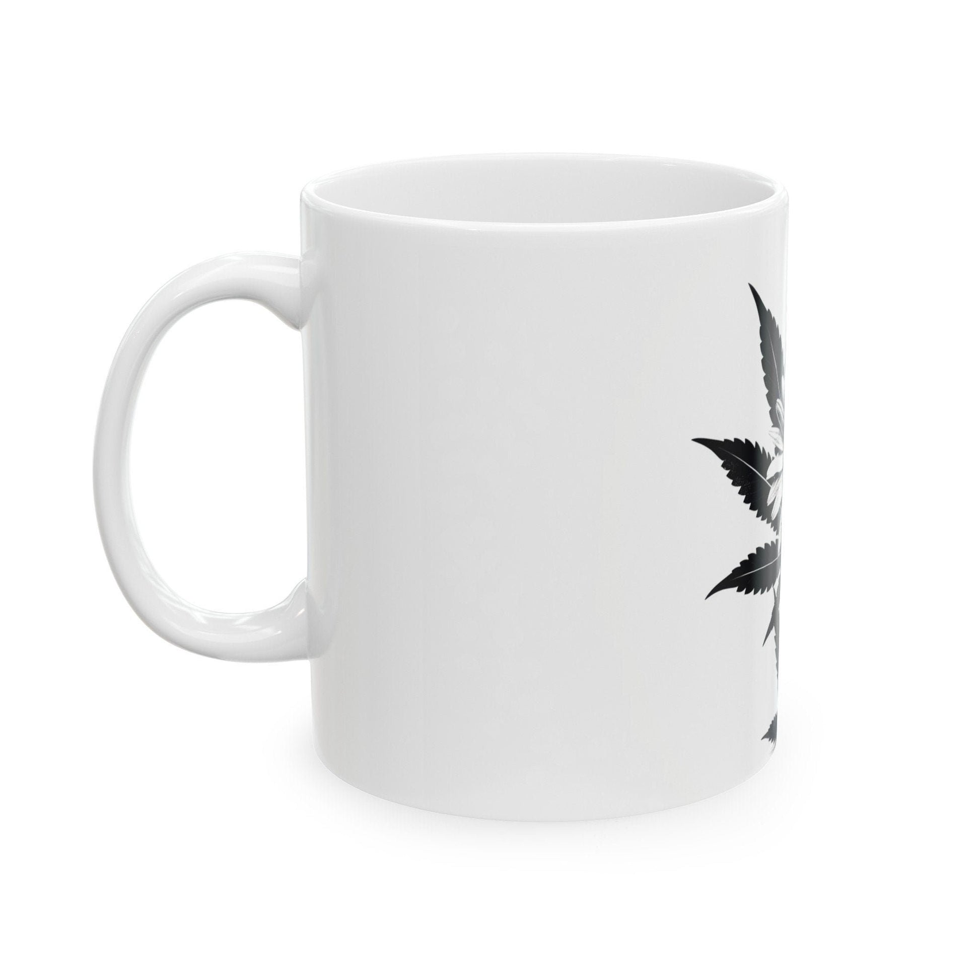 DAISY WEED FLOWER - Weed Coffee Mugs (11oz) Perfect Gift for Smokers/ Marijuana Gift; Wake and Bake Mug - Cannabis Cup / Stoner Mug