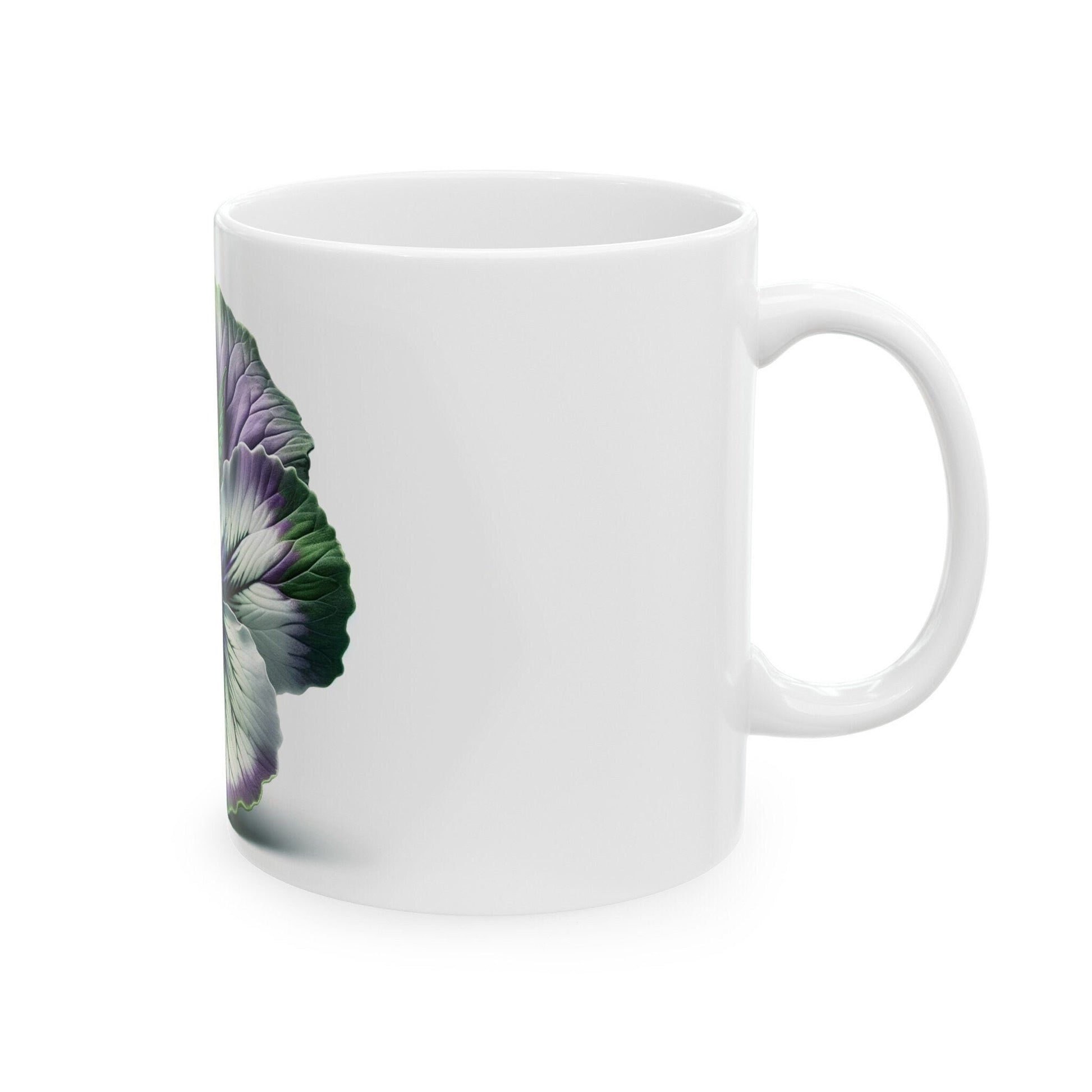 PANSY WEED FLOWER - Weed Coffee Mugs (11oz) Perfect Gift for Smokers/ Marijuana Gift; Wake and Bake Mug - Cannabis Cup / Stoner Mug