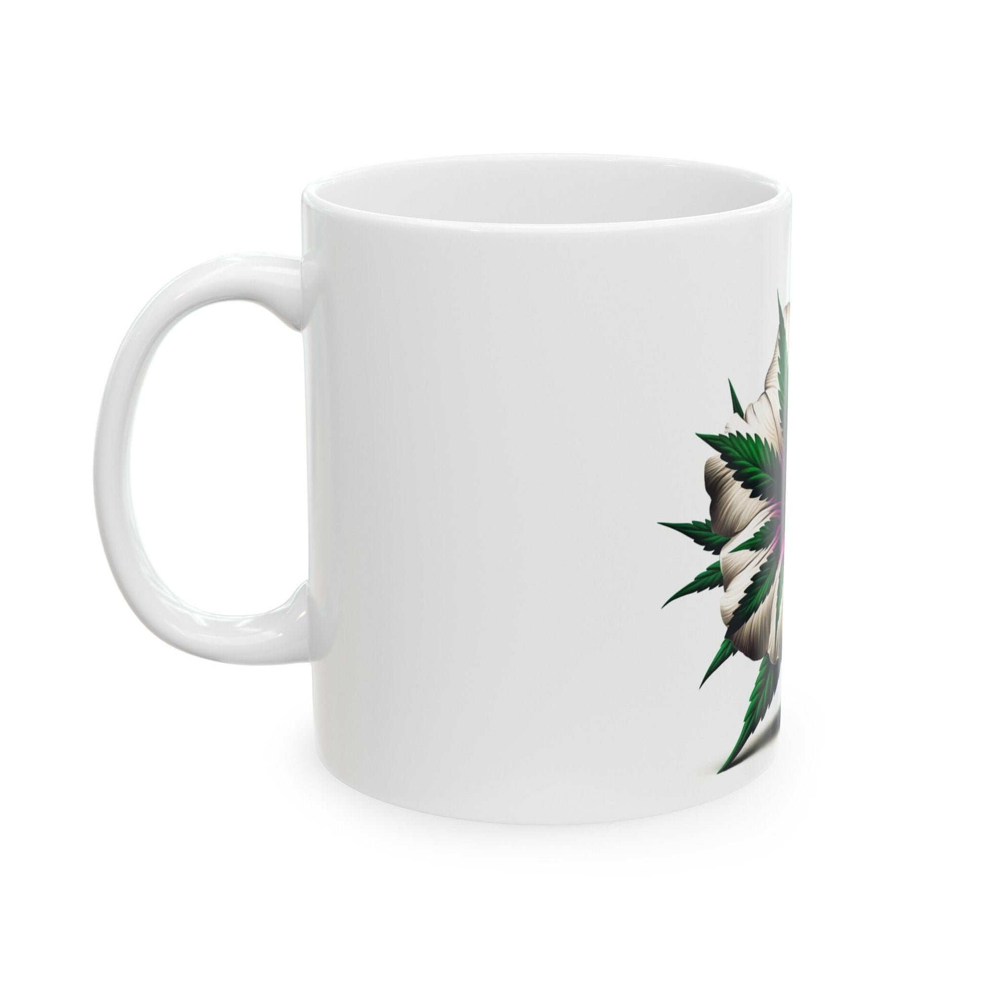 PETUNIA WEED FLOWER - Weed Coffee Mugs (11oz) Perfect Gift for Smokers/ Marijuana Gift; Wake and Bake Mug - Cannabis Cup / Stoner Mug