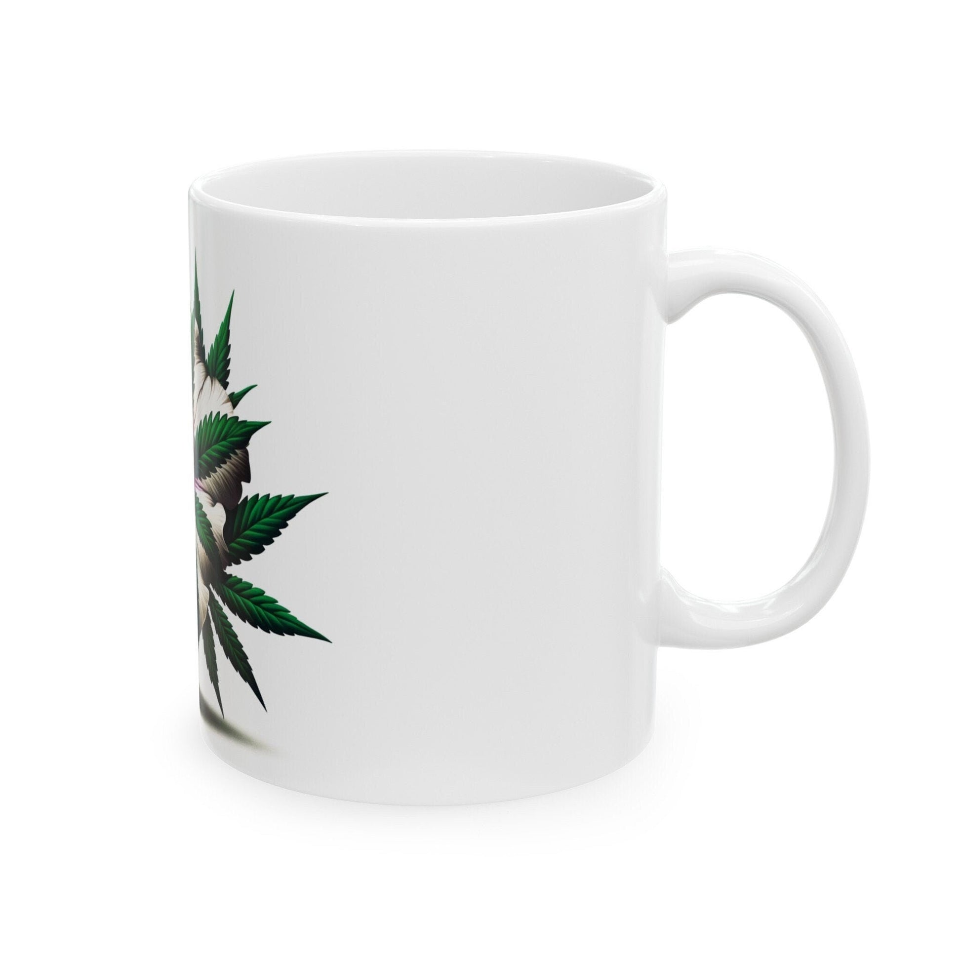 PETUNIA WEED FLOWER - Weed Coffee Mugs (11oz) Perfect Gift for Smokers/ Marijuana Gift; Wake and Bake Mug - Cannabis Cup / Stoner Mug