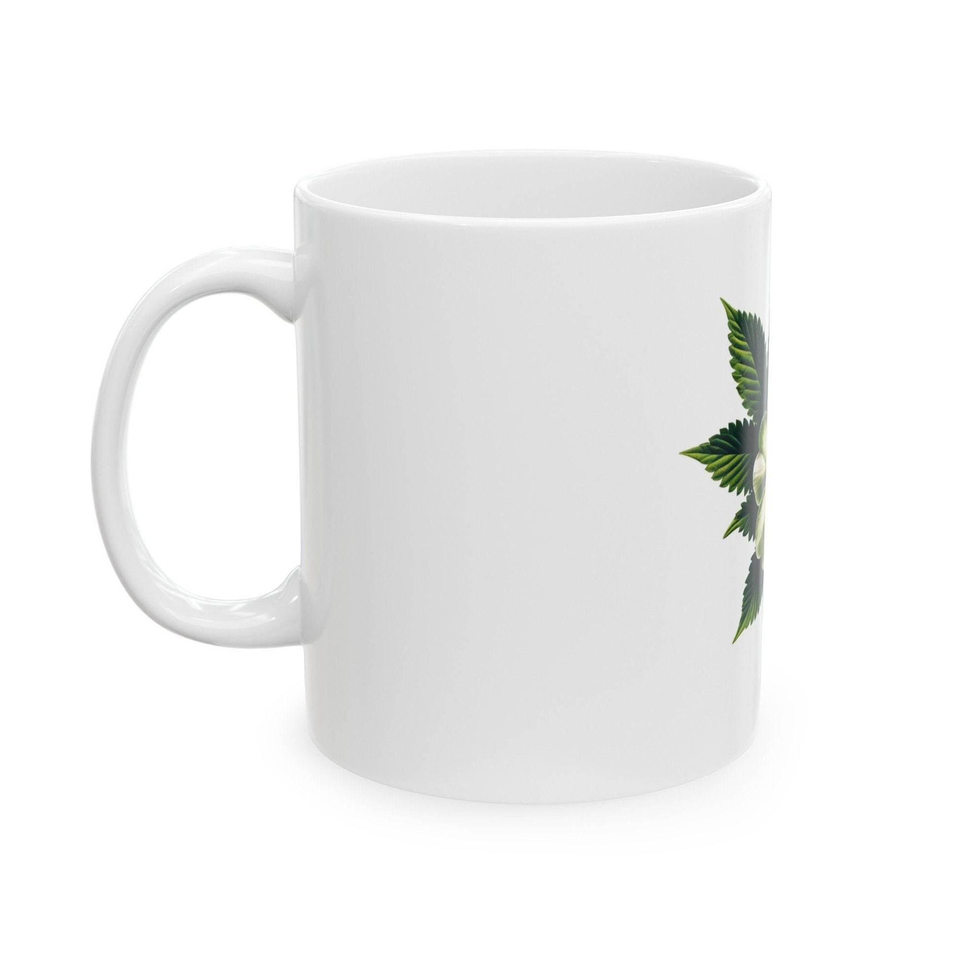PRIMROSE WEED FLOWER - Weed Coffee Mugs (11oz) Perfect Gift for Smokers/ Marijuana Gift; Wake and Bake Mug - Cannabis Cup / Stoner Mug