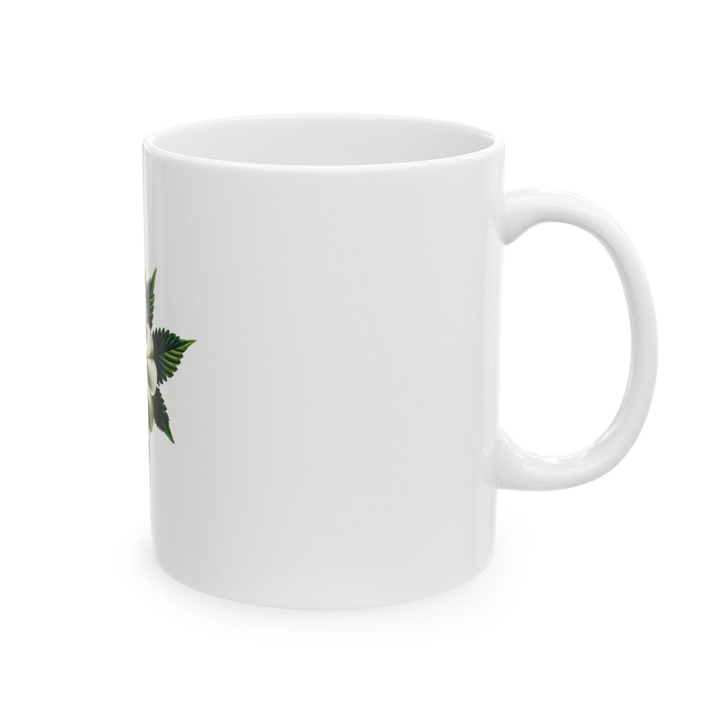 PRIMROSE WEED FLOWER - Weed Coffee Mugs (11oz) Perfect Gift for Smokers/ Marijuana Gift; Wake and Bake Mug - Cannabis Cup / Stoner Mug