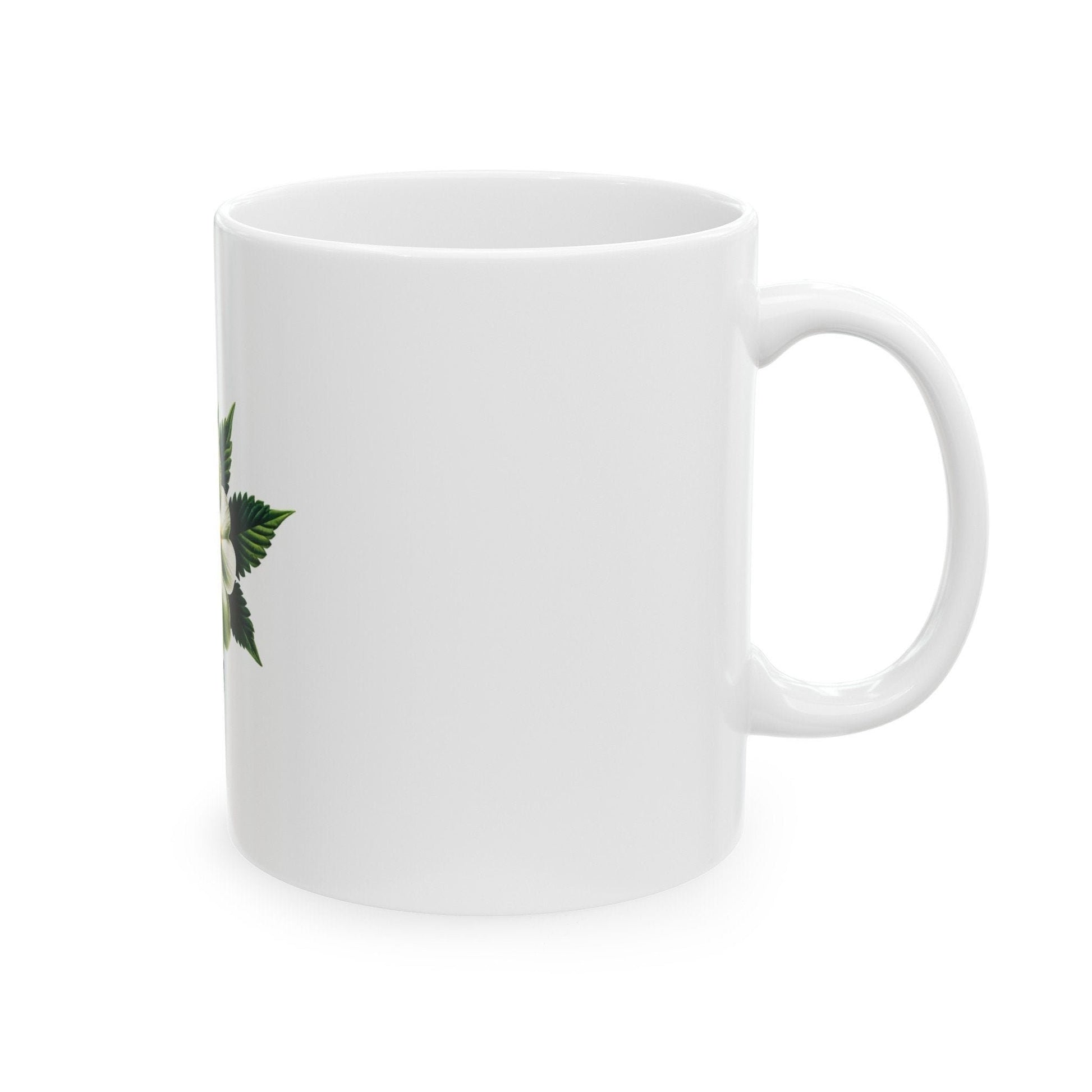 PRIMROSE WEED FLOWER - Weed Coffee Mugs (11oz) Perfect Gift for Smokers/ Marijuana Gift; Wake and Bake Mug - Cannabis Cup / Stoner Mug