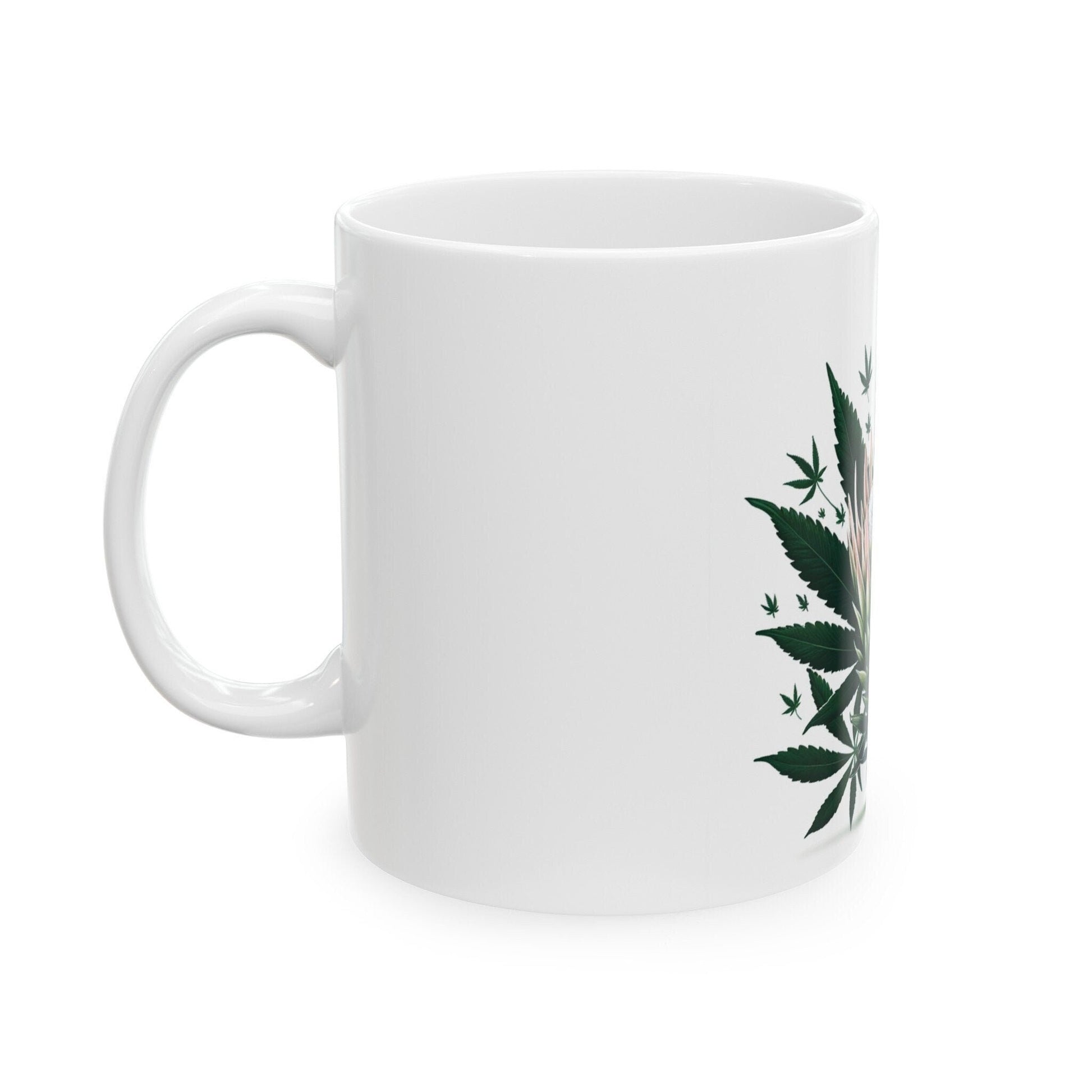 PROTEA WEED FLOWER - Weed Coffee Mugs (11oz) Perfect Gift for Smokers/ Marijuana Gift; Wake and Bake Mug - Cannabis Cup / Stoner Mug