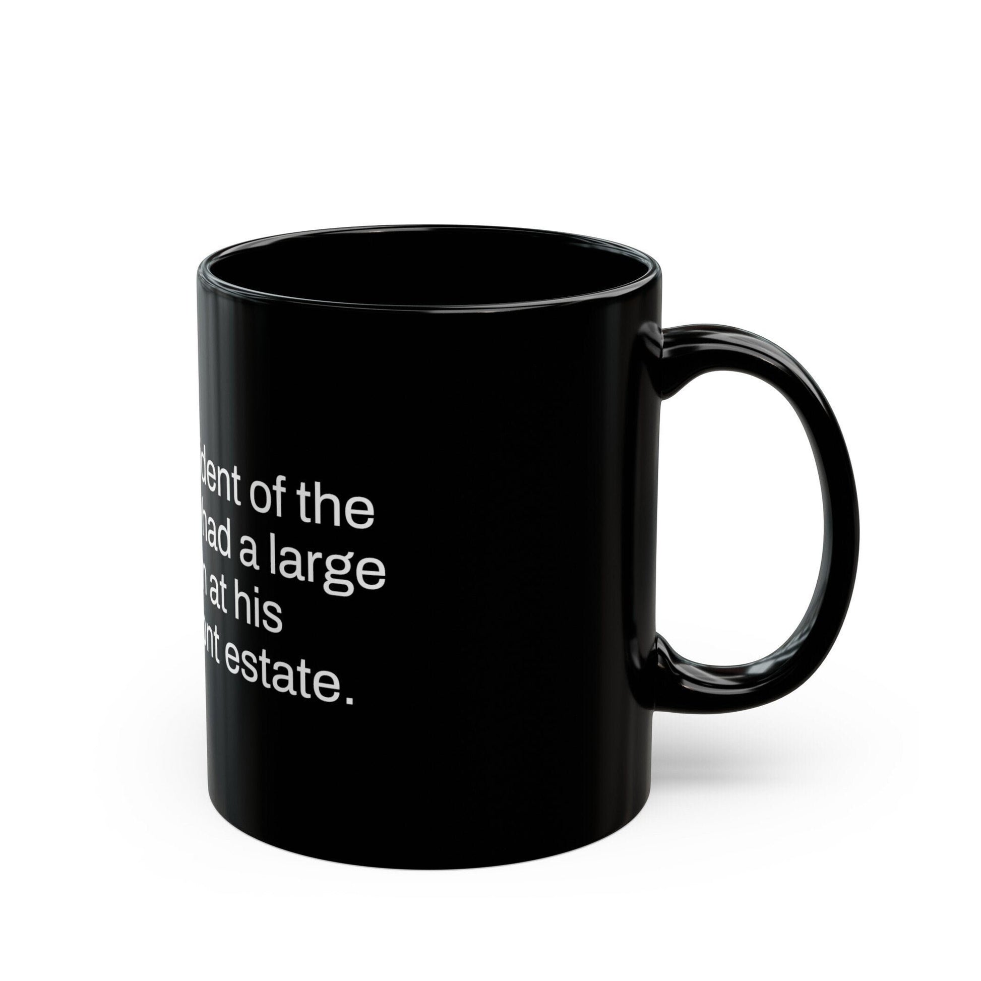 GEORGE WASHINGTON Weed Fact - Weed Coffee Mug (11oz) - Perfect Gift for Smokers, Stoners, Growers; Wake and Bake Mug / Weed Mug / BLACK Mug