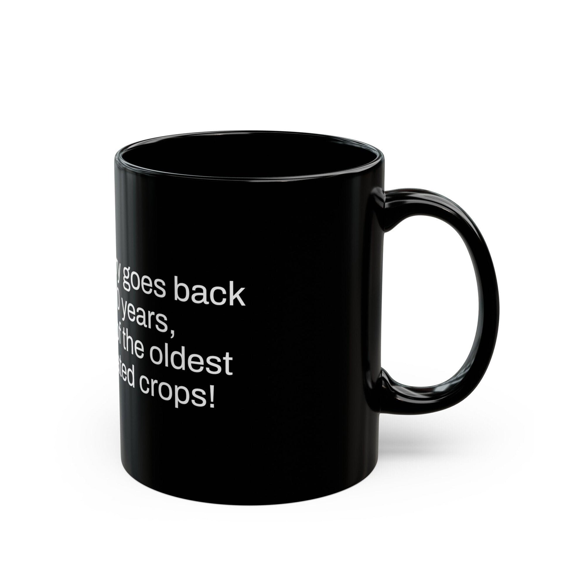 HISTORY Weed Fact - Weed Coffee Mug (11oz) - Perfect Gift for Smokers, Stoners, Growers; Wake and Bake Mug / Weed Mug / BLACK Mug