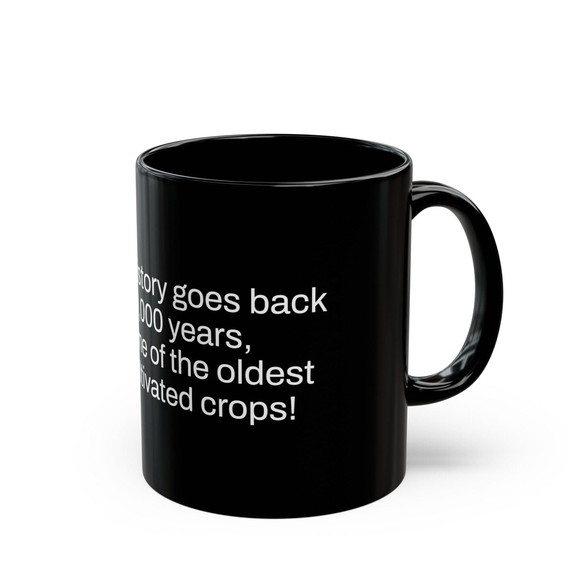 HISTORY Weed Fact - Weed Coffee Mug (11oz) - Perfect Gift for Smokers, Stoners, Growers; Wake and Bake Mug / Weed Mug / BLACK Mug