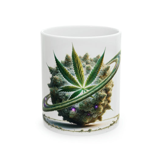 PLANET of WEED - Marijuana Themed Coffee Mug - Perfect Gift for Smokers/Stoner, Marijuana Lover; Wake and Bake Mug - WEED Mug / Stoner Mug