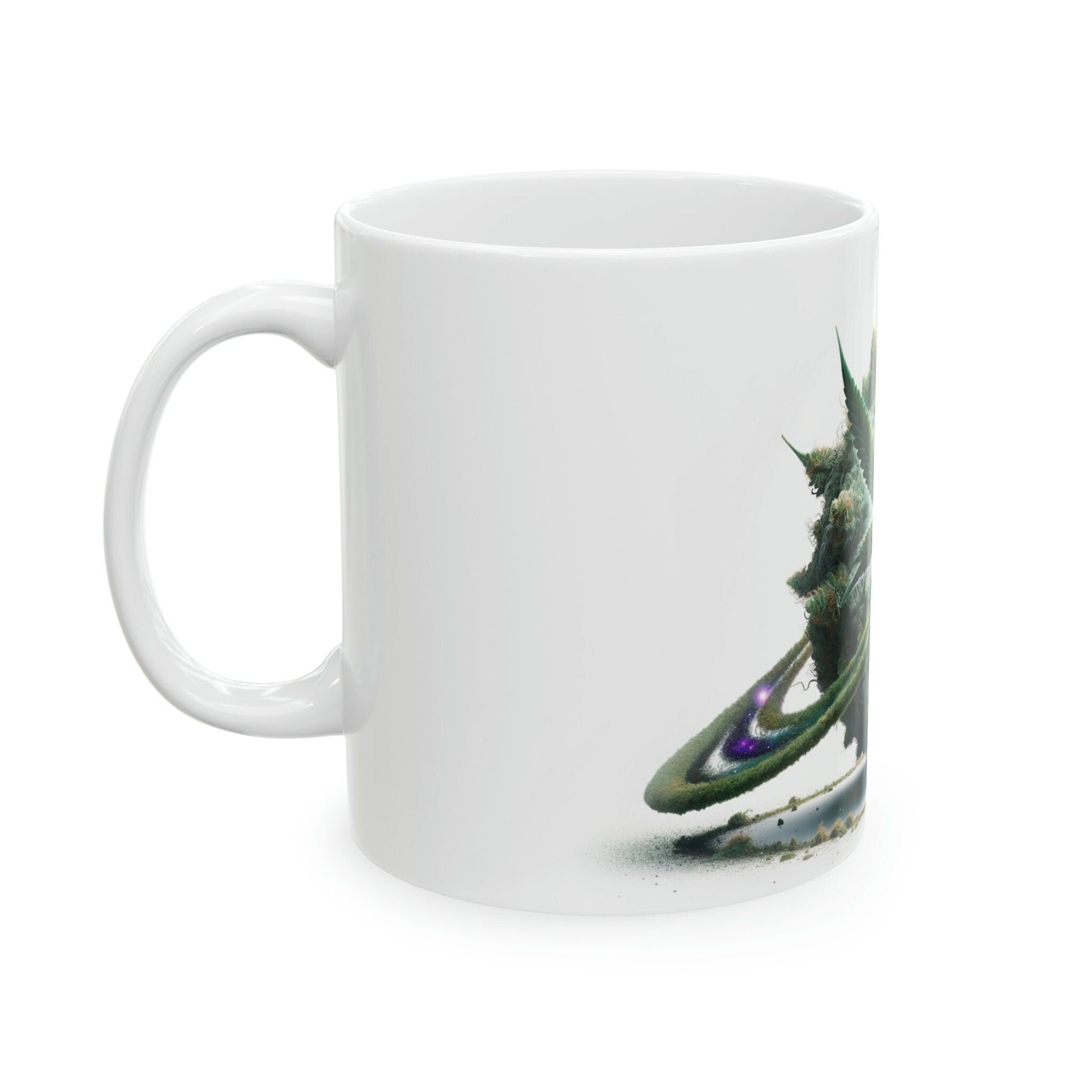 PLANET of WEED - Marijuana Themed Coffee Mug - Perfect Gift for Smokers/Stoner, Marijuana Lover; Wake and Bake Mug - WEED Mug / Stoner Mug