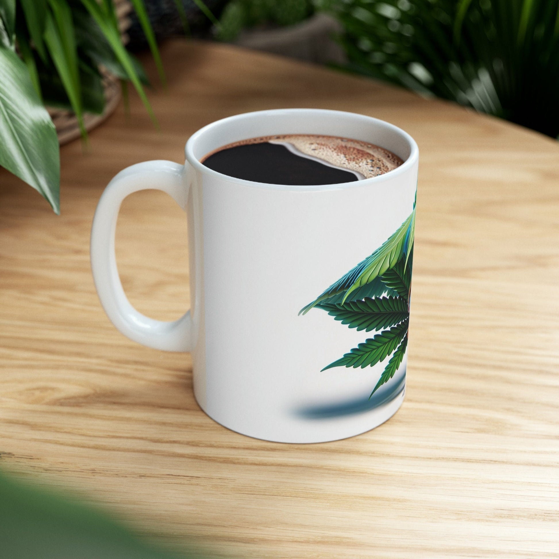 Weed UMBRELLA - Marijuana Themed Coffee Mug - Perfect Gift for Smokers/Stoner, Marijuana Lover; Wake and Bake Mug - Weed Mug / Stoner Mug
