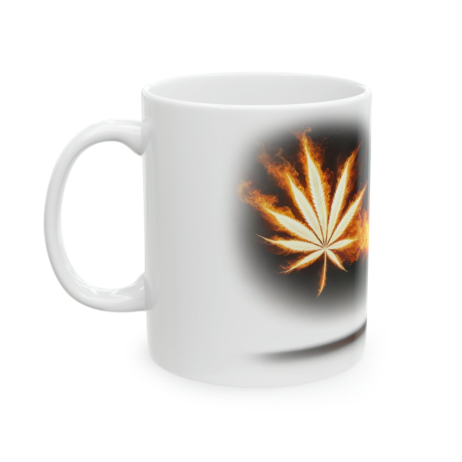 FLAMETHROWER - WEED Themed Coffee Mugs - Perfect Gift for Smokers, Stoners, Marijuana Lover; Wake and Bake Mug - Marijuana Mug / Stoner Mug