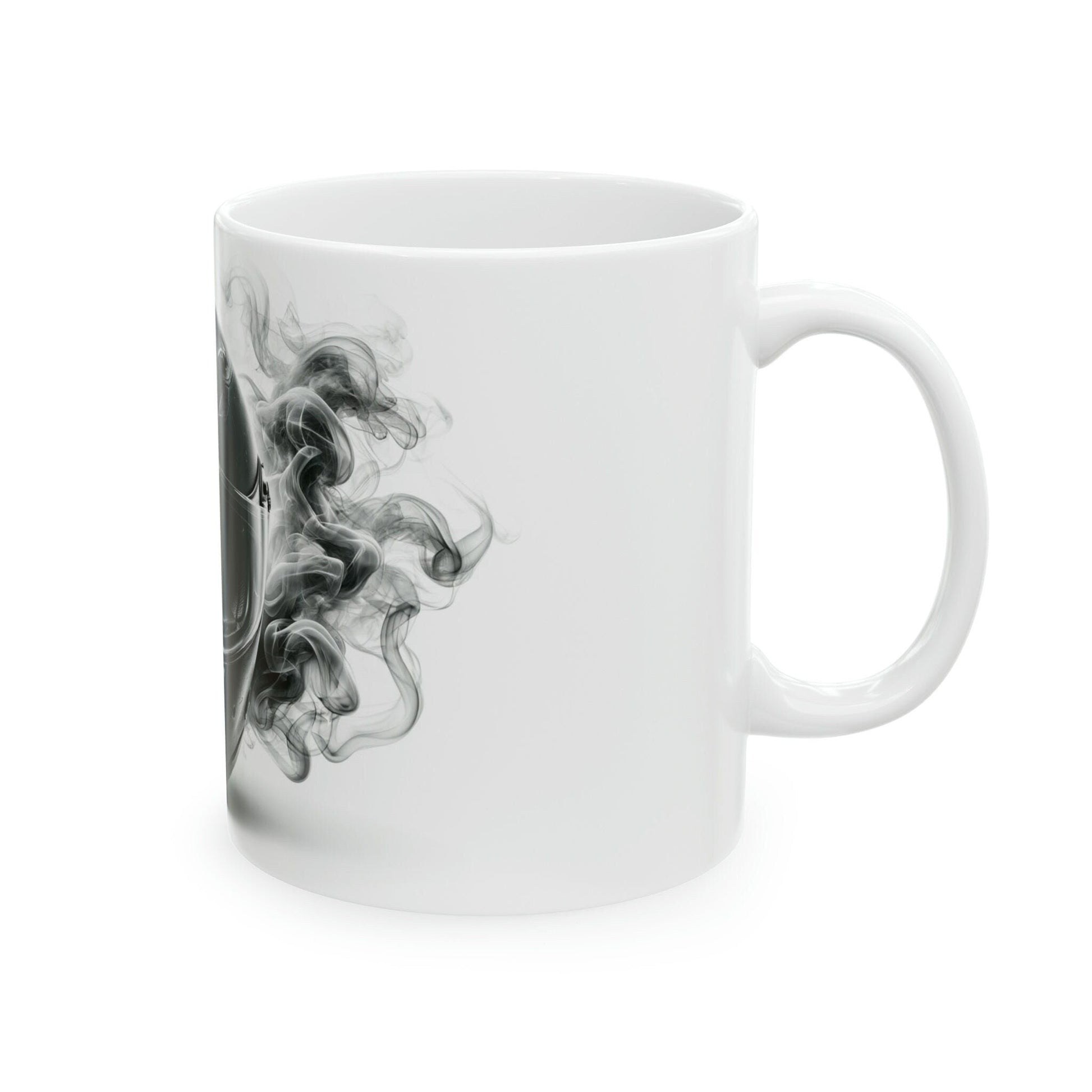 SMOKEY HELMET - WEED Themed Coffee Mugs - Perfect Gift for Smokers, Stoners, Marijuana Lover; Wake and Bake Mug - Marijuana Mug / Stoner Mug