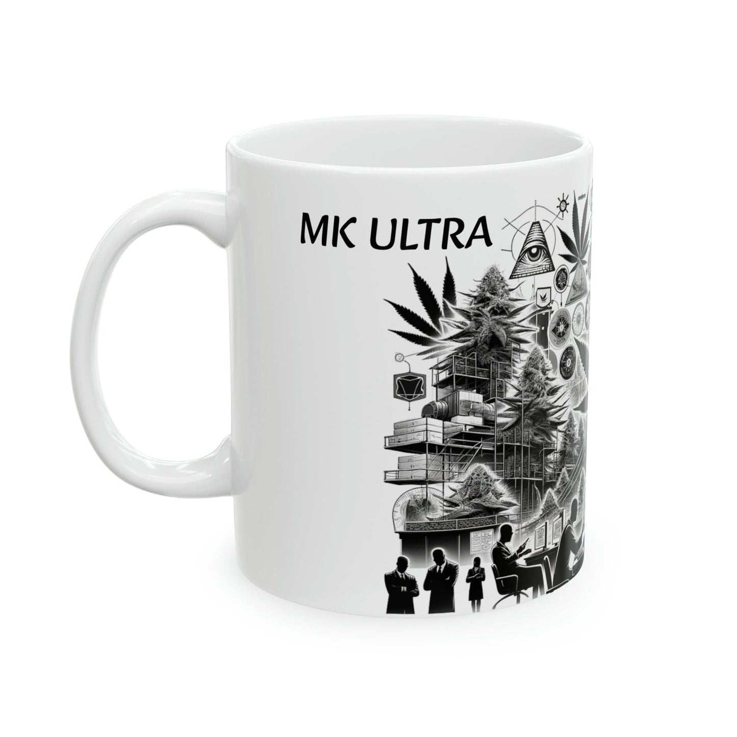 MK ULTRA - WEED Strain Themed Coffee Mugs - Perfect Gift for Smokers, Stoners, Marijuana Lovers; Wake and Bake Essentials