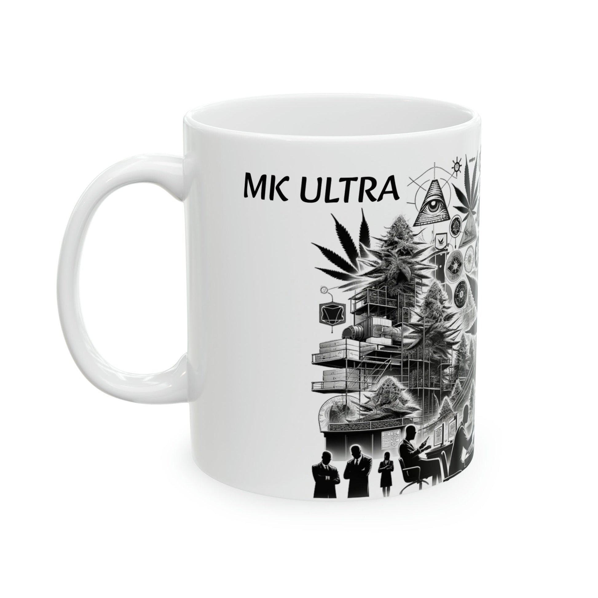 MK ULTRA - WEED Strain Themed Coffee Mugs - Perfect Gift for Smokers, Stoners, Marijuana Lovers; Wake and Bake Essentials