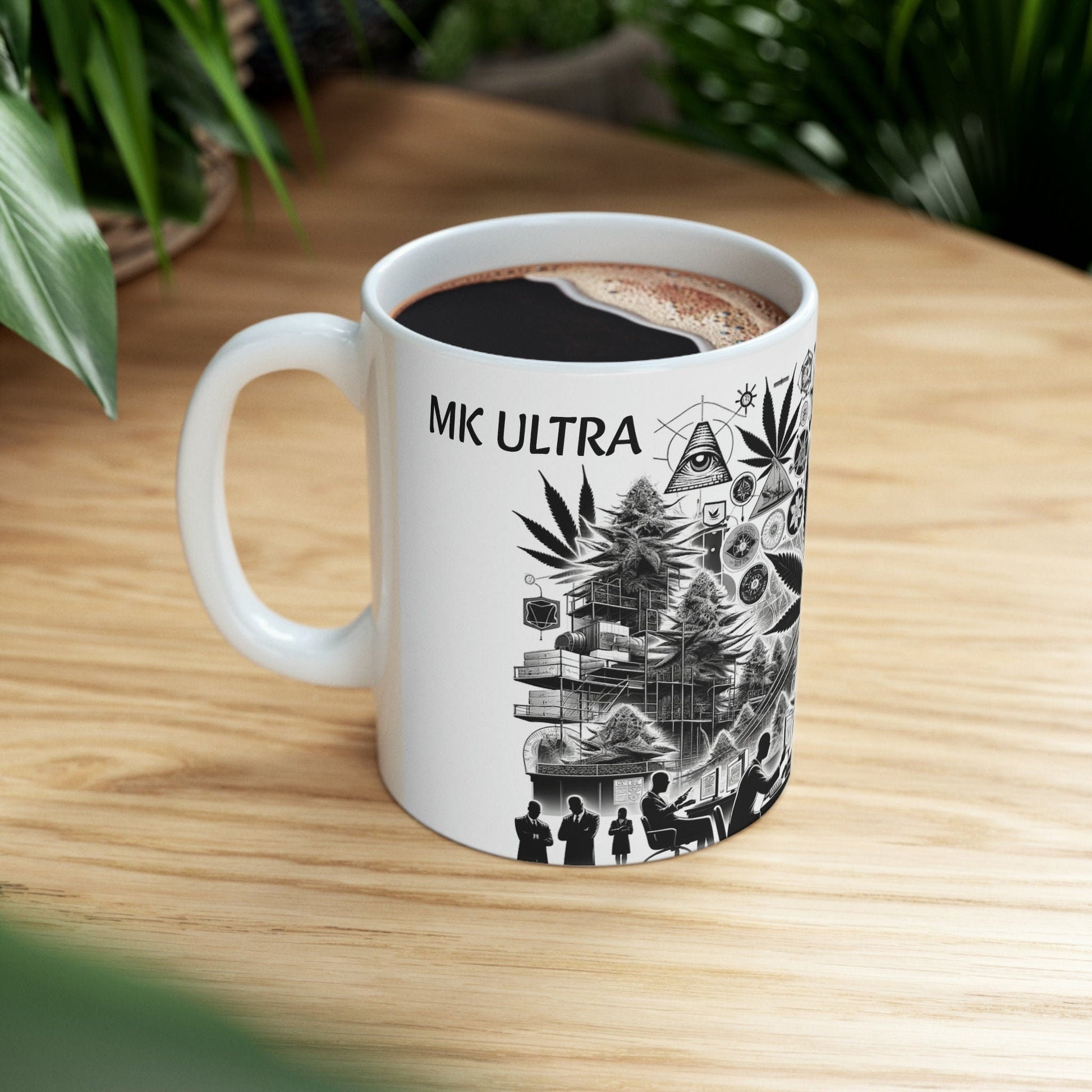 MK ULTRA - WEED Strain Themed Coffee Mugs - Perfect Gift for Smokers, Stoners, Marijuana Lovers; Wake and Bake Essentials