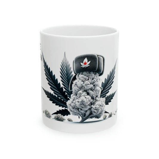 WHITE RUSSIAN - WEED Strain Themed Coffee Mugs - Perfect Gift for Smokers, Stoners, Marijuana Lovers; Wake and Bake Essentials