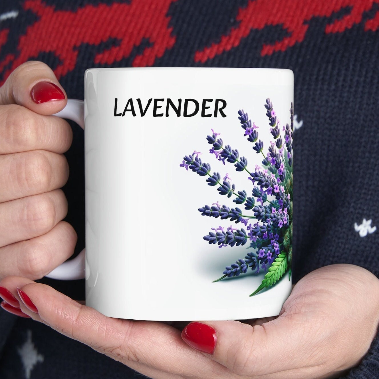 LAVENDER - WEED Strain Themed Coffee Mugs - Perfect Gift for Smokers, Stoners, Marijuana Lovers; Wake and Bake Essentials