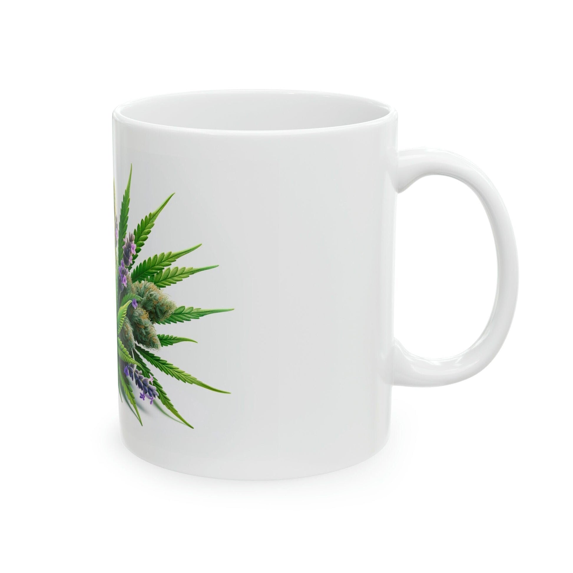 LAVENDER - WEED Strain Themed Coffee Mugs - Perfect Gift for Smokers, Stoners, Marijuana Lovers; Wake and Bake Essentials