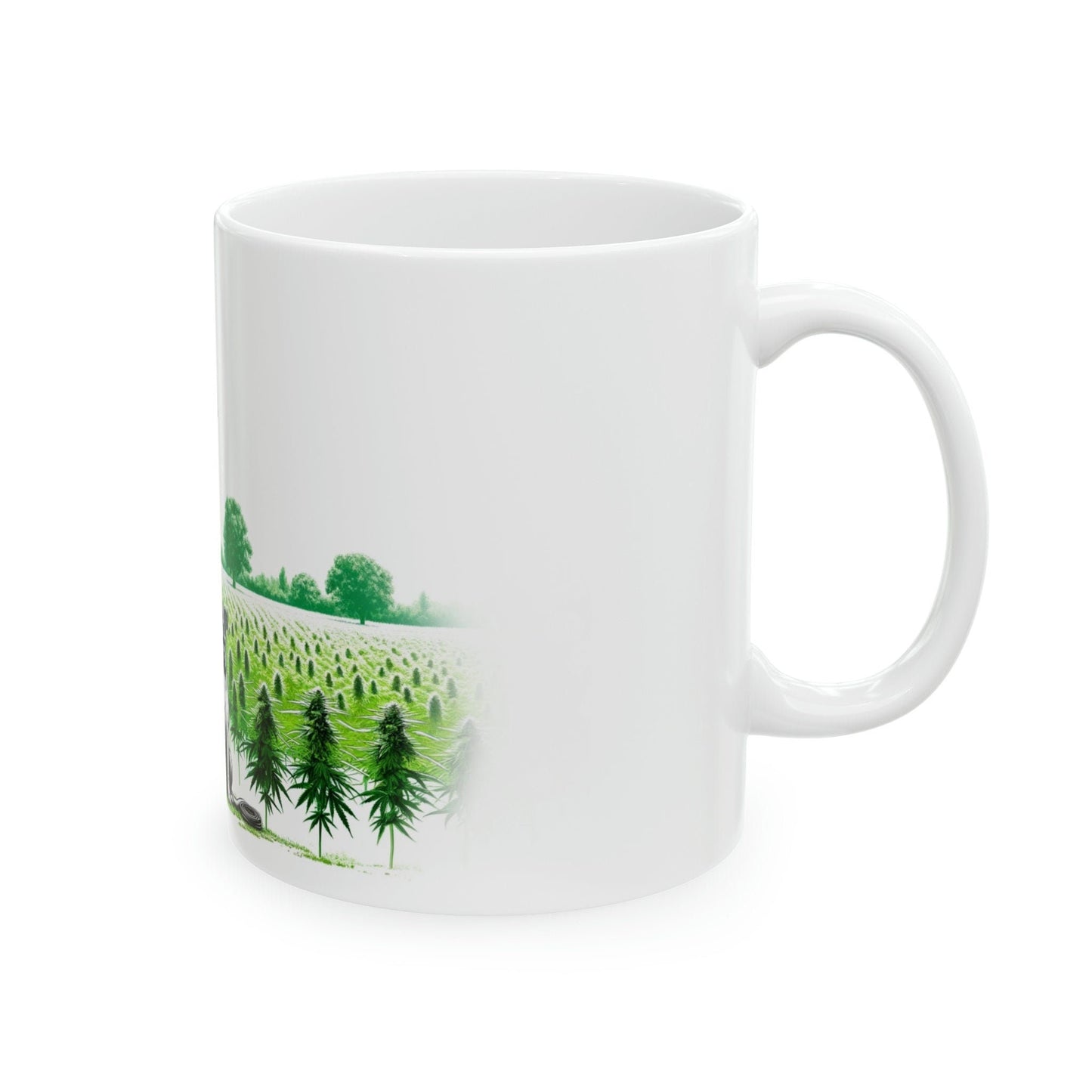 ALIEN DAWG - WEED Strain Themed Coffee Mugs - Perfect Gift for Smokers, Stoners, Marijuana Lovers; Wake and Bake Essentials