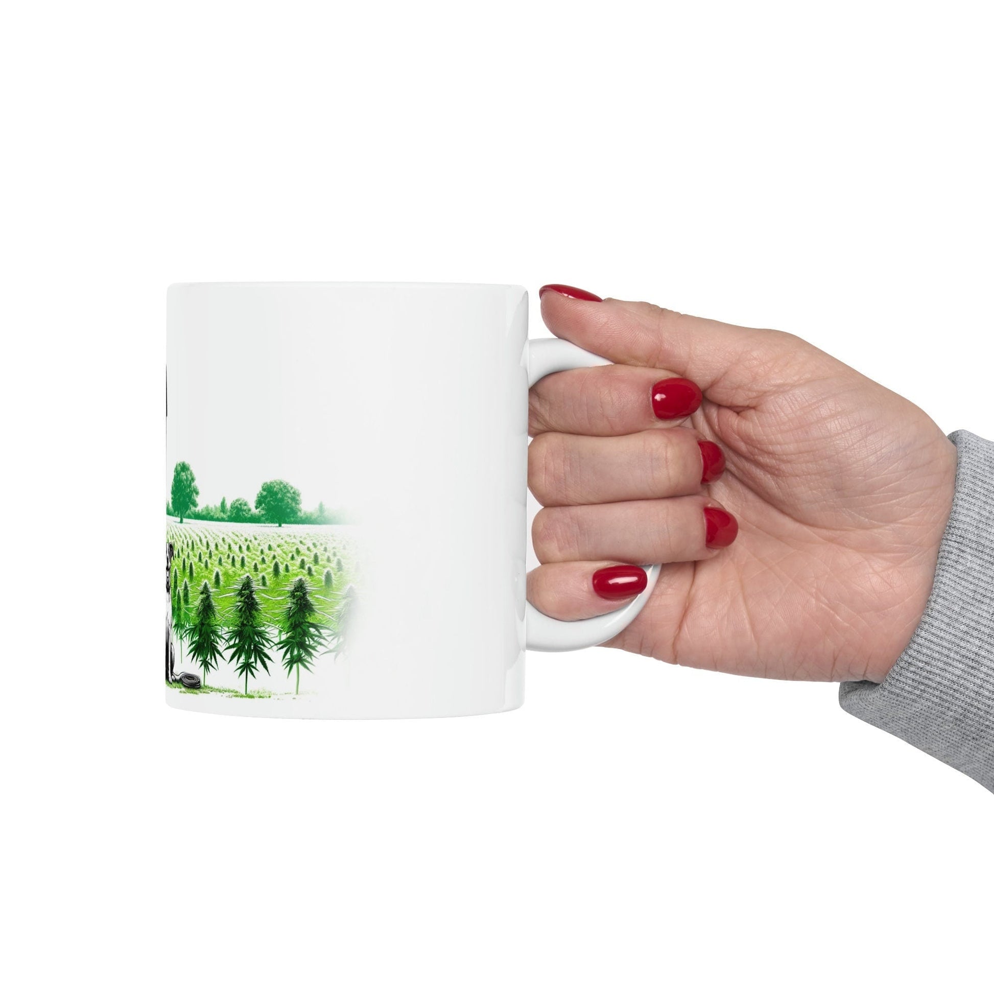 ALIEN DAWG - WEED Strain Themed Coffee Mugs - Perfect Gift for Smokers, Stoners, Marijuana Lovers; Wake and Bake Essentials