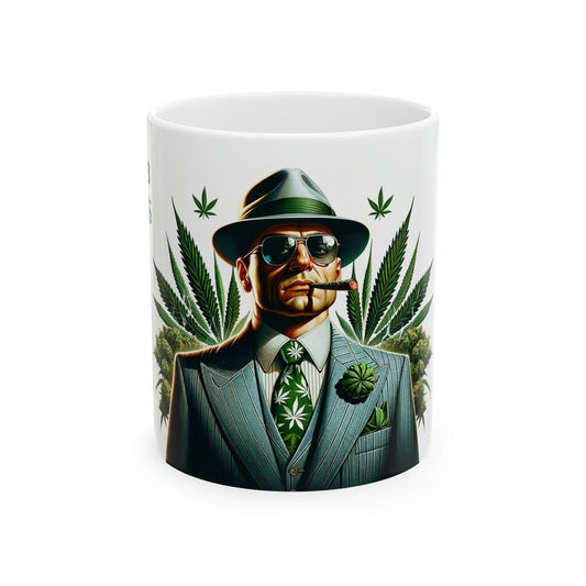 MOB BOSS - WEED Strain Themed Coffee Mugs - Perfect Gift for Smokers, Stoners, Marijuana Lovers; Wake and Bake Essentials