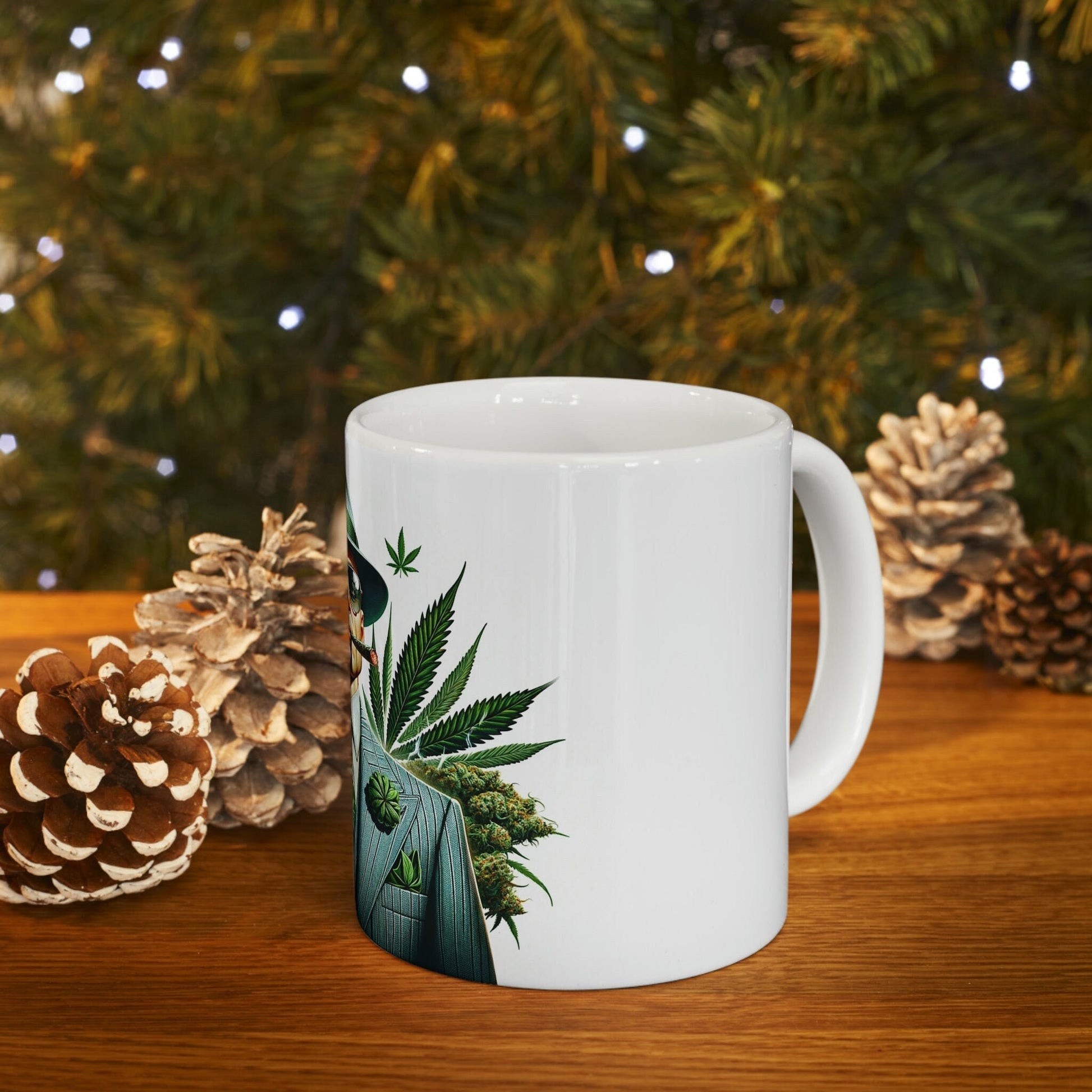 MOB BOSS - WEED Strain Themed Coffee Mugs - Perfect Gift for Smokers, Stoners, Marijuana Lovers; Wake and Bake Essentials