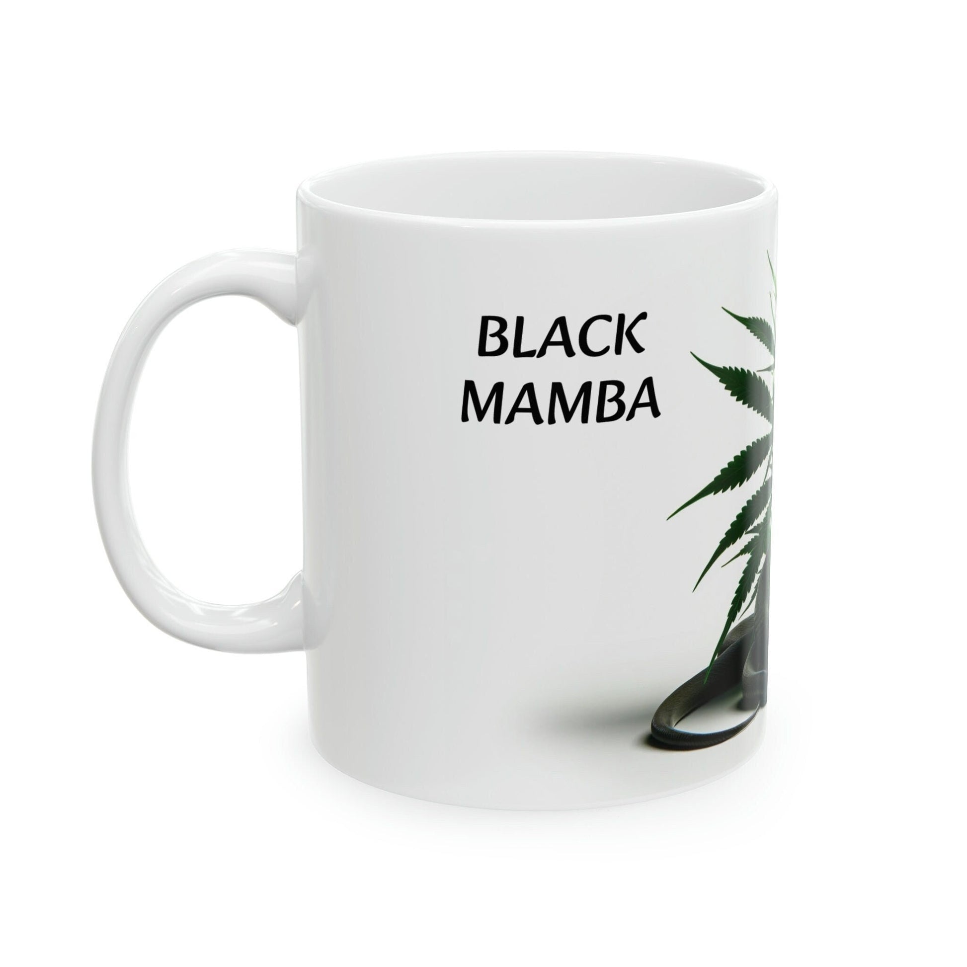 BLACK MAMBA - WEED Strain Themed Coffee Mugs - Perfect Gift for Smokers, Stoners, Marijuana Lovers; Wake and Bake Essentials