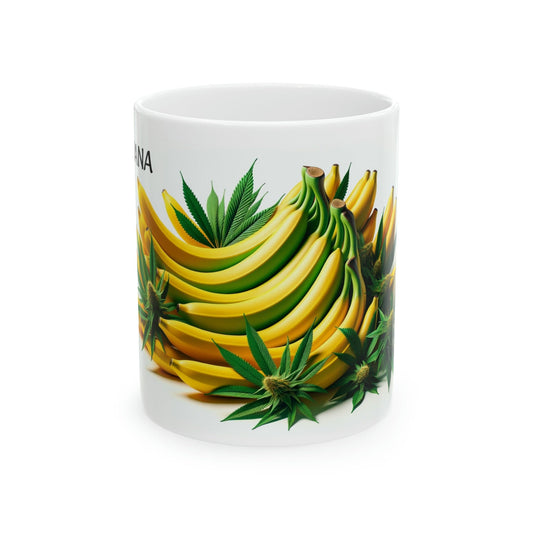 BANANA OG - WEED Strain Themed Coffee Mugs - Perfect Gift for Smokers, Stoners, Marijuana Lovers; Wake and Bake Essentials