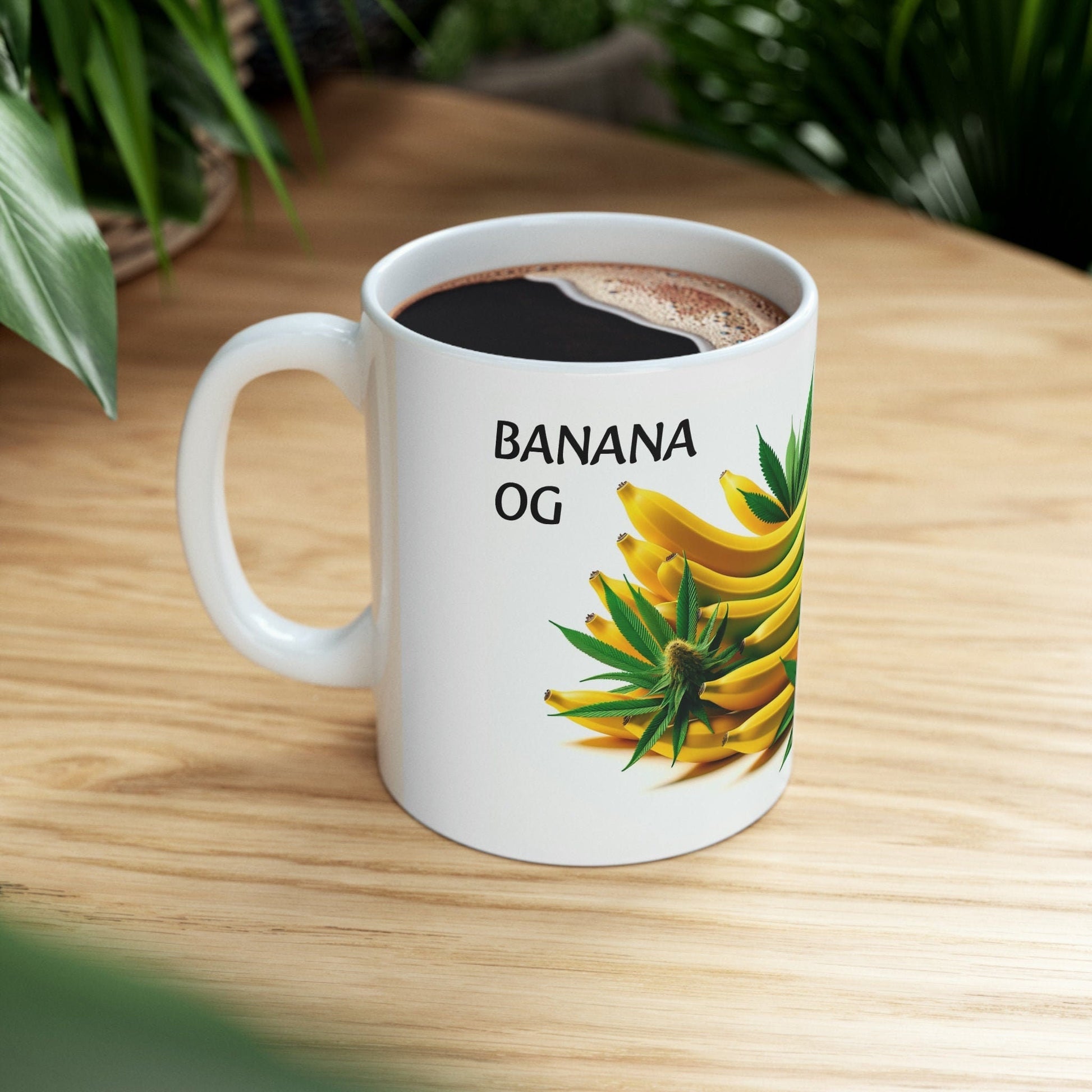 BANANA OG - WEED Strain Themed Coffee Mugs - Perfect Gift for Smokers, Stoners, Marijuana Lovers; Wake and Bake Essentials
