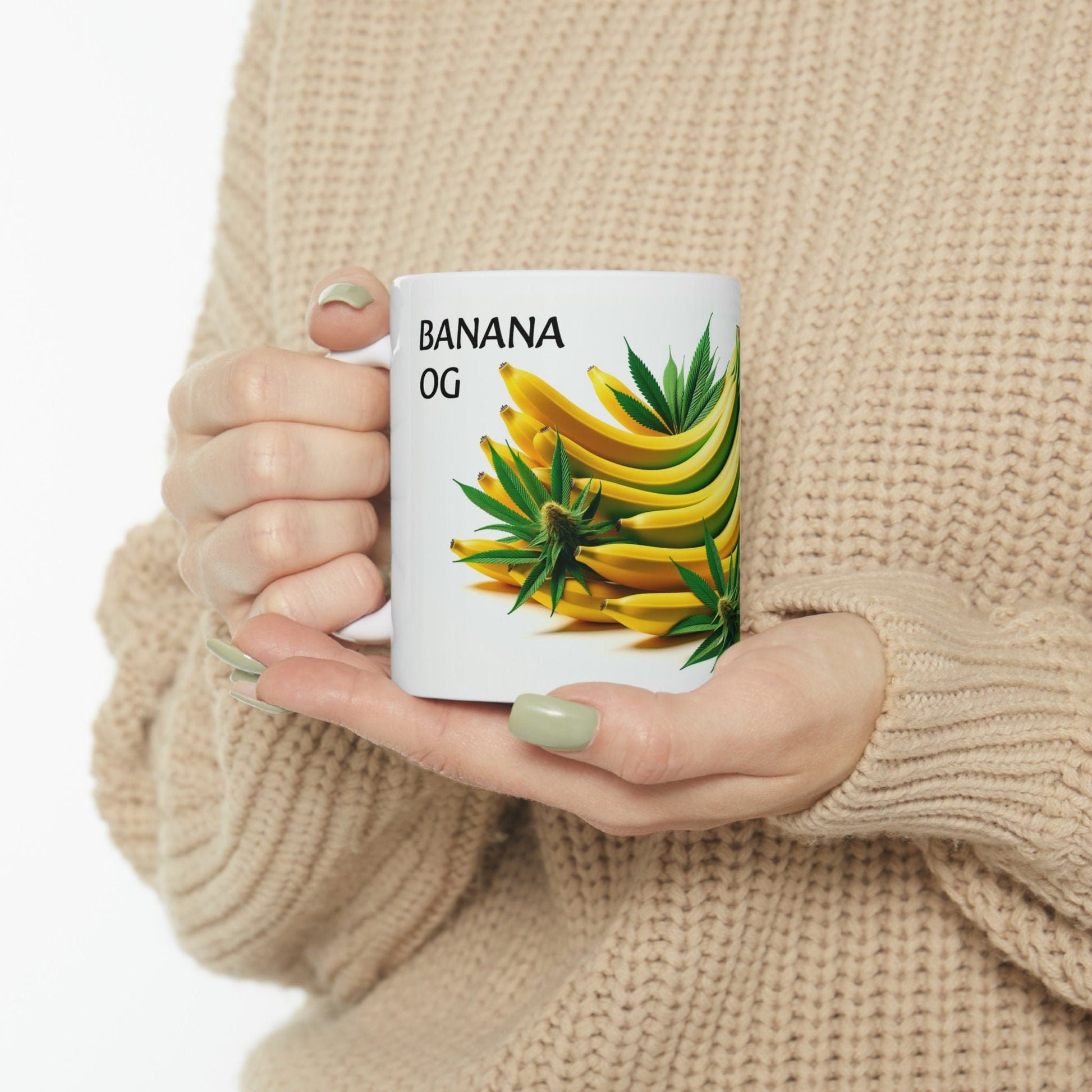 BANANA OG - WEED Strain Themed Coffee Mugs - Perfect Gift for Smokers, Stoners, Marijuana Lovers; Wake and Bake Essentials