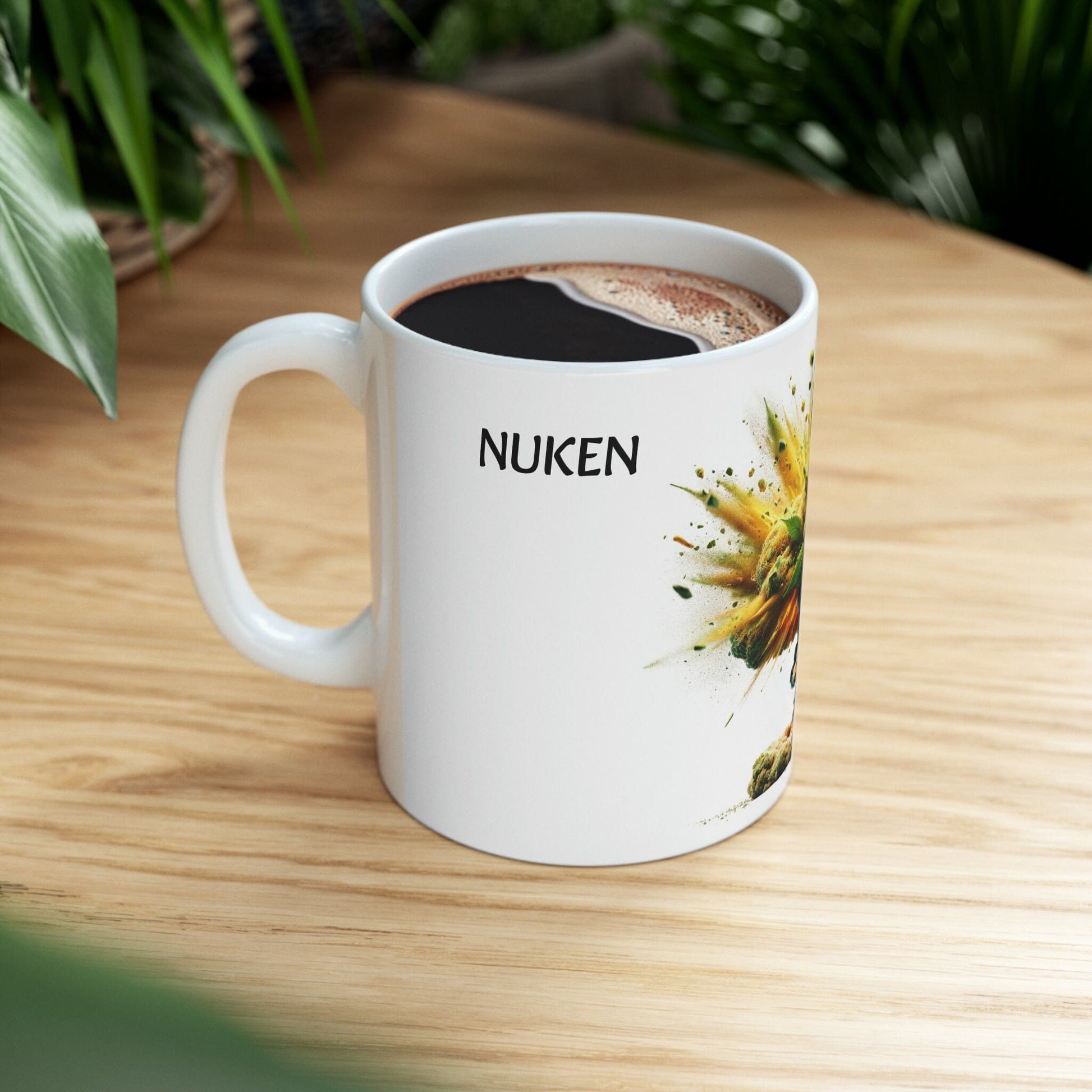 NUKEN - WEED Strain Themed Coffee Mugs - Perfect Gift for Smokers, Stoners, Marijuana Lovers; Wake and Bake Essentials