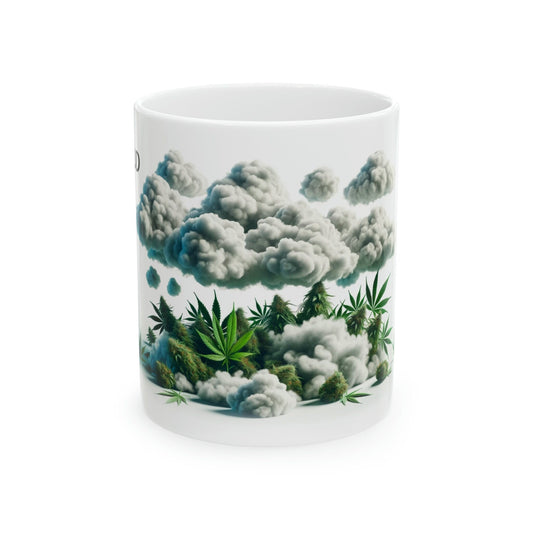 CLOUD 9 - WEED Strain Themed Coffee Mugs - Perfect Gift for Smokers, Stoners, Marijuana Lovers; Wake and Bake Essentials