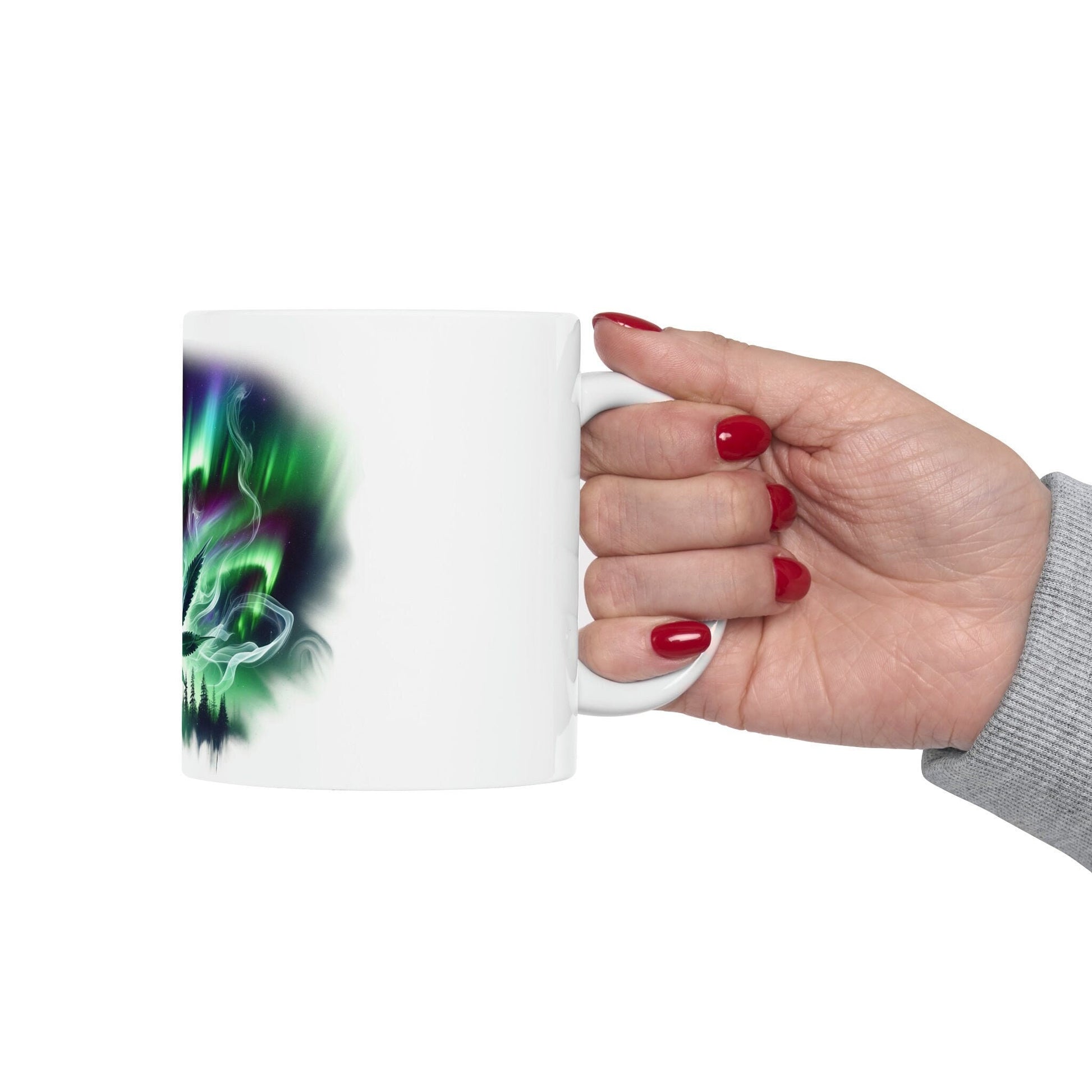 NORTHERN LIGHTS - WEED Strain Themed Coffee Mugs - Perfect Gift for Smokers, Stoners, Marijuana Lovers; Wake and Bake Essentials