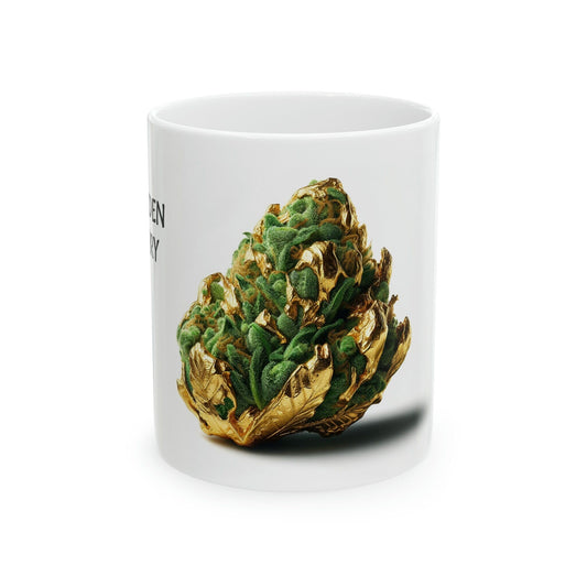 GOLDEN BERRY - WEED Strain Themed Coffee Mugs - Perfect Gift for Smokers, Stoners, Marijuana Lovers; Wake and Bake Essentials