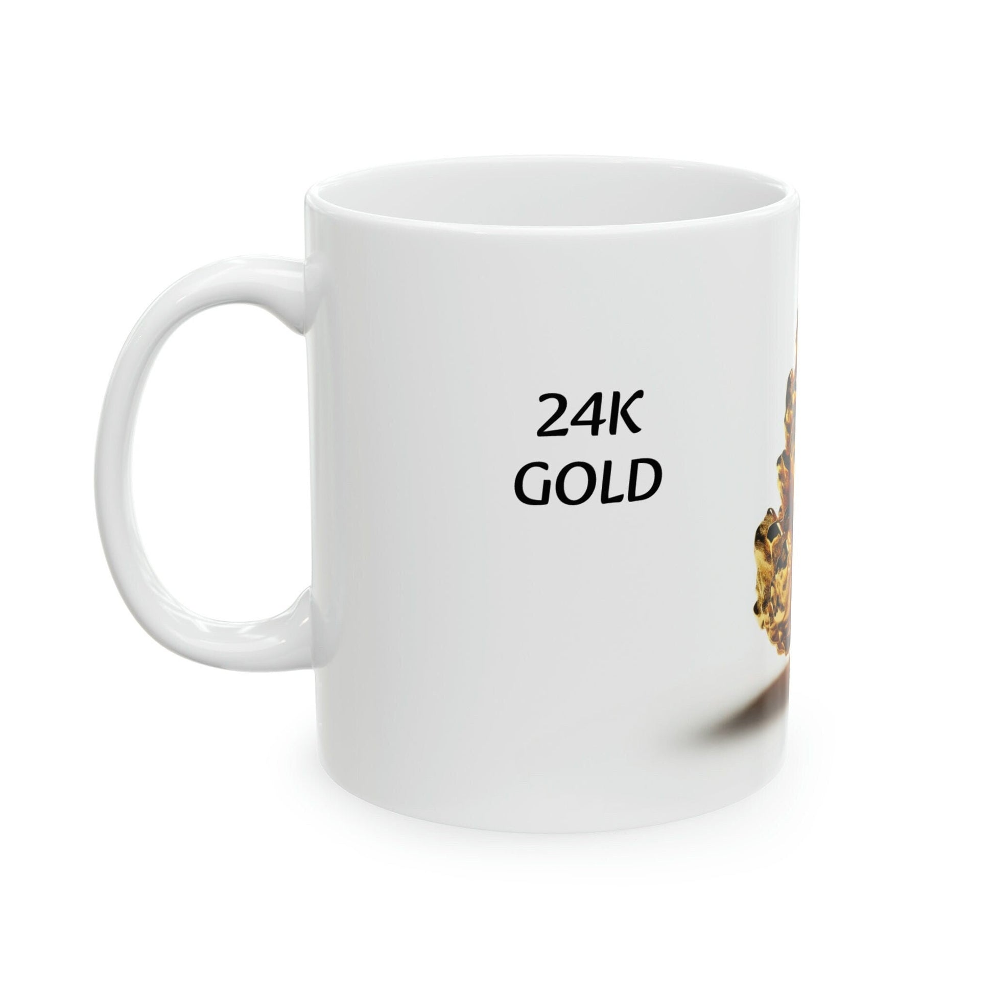24K GOLD - WEED Strain Themed Coffee Mugs - Perfect Gift for Smokers, Stoners, Marijuana Lovers; Wake and Bake Essentials