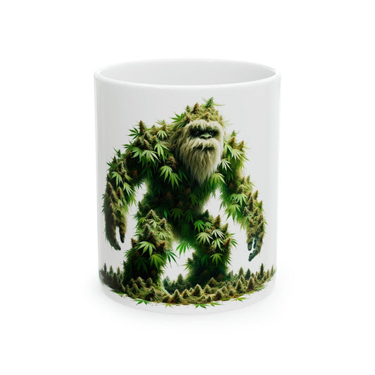 WEED YETI - Marijuana Themed Coffee Mugs - Perfect Gift for Smokers, Stoners, Growers; Animal Lovers - Weed Mug for Wake and Bake