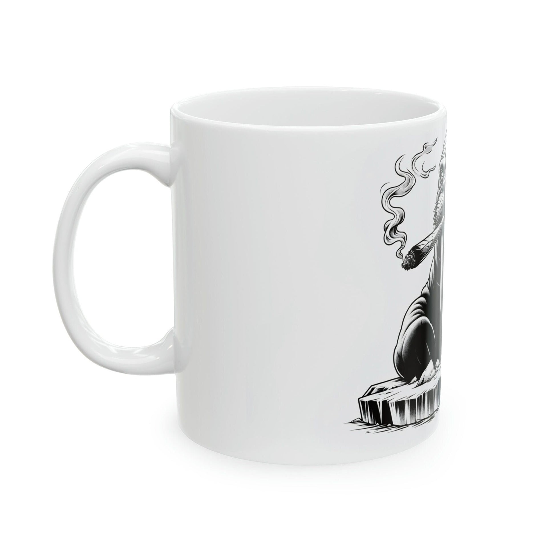 WALRUS - WEED Themed Coffee Mugs - Perfect Gift for Smokers, Stoners, Growers; Animal Lovers - Marijuana Mug for Wake and Bake
