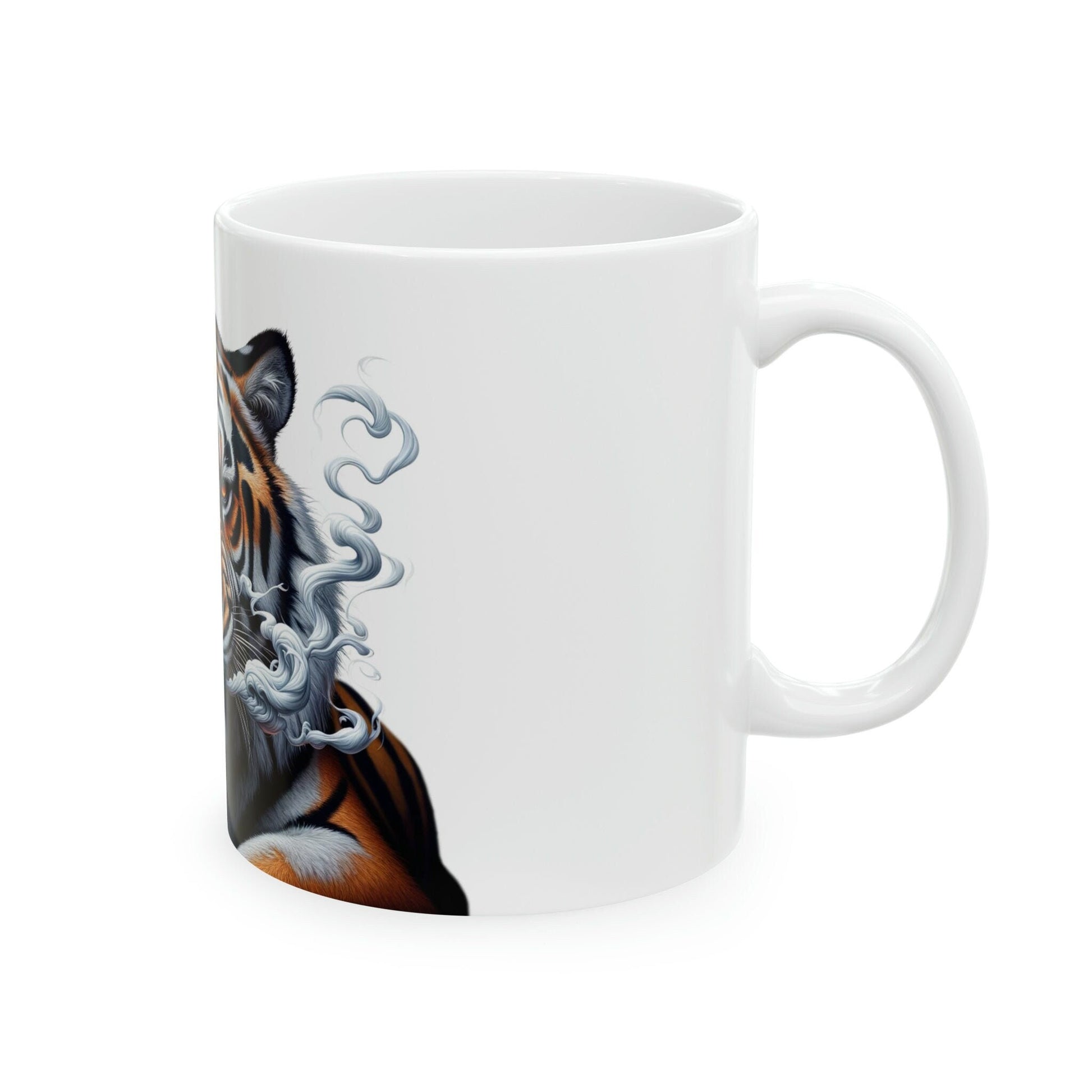 TIGER - WEED Themed Coffee Mugs - Perfect Gift for Smokers, Stoners, Growers; Animal Lovers - Marijuana Mug for Wake and Bake